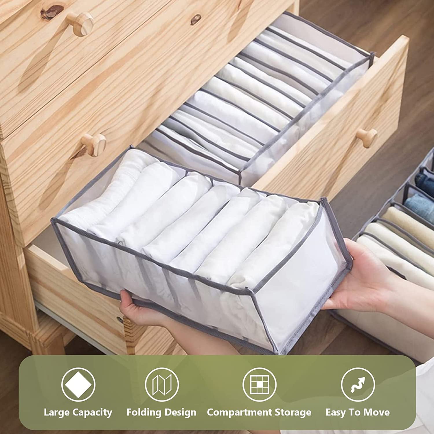 Tutuviw Wardrobe Clothes Organizer for Jeans