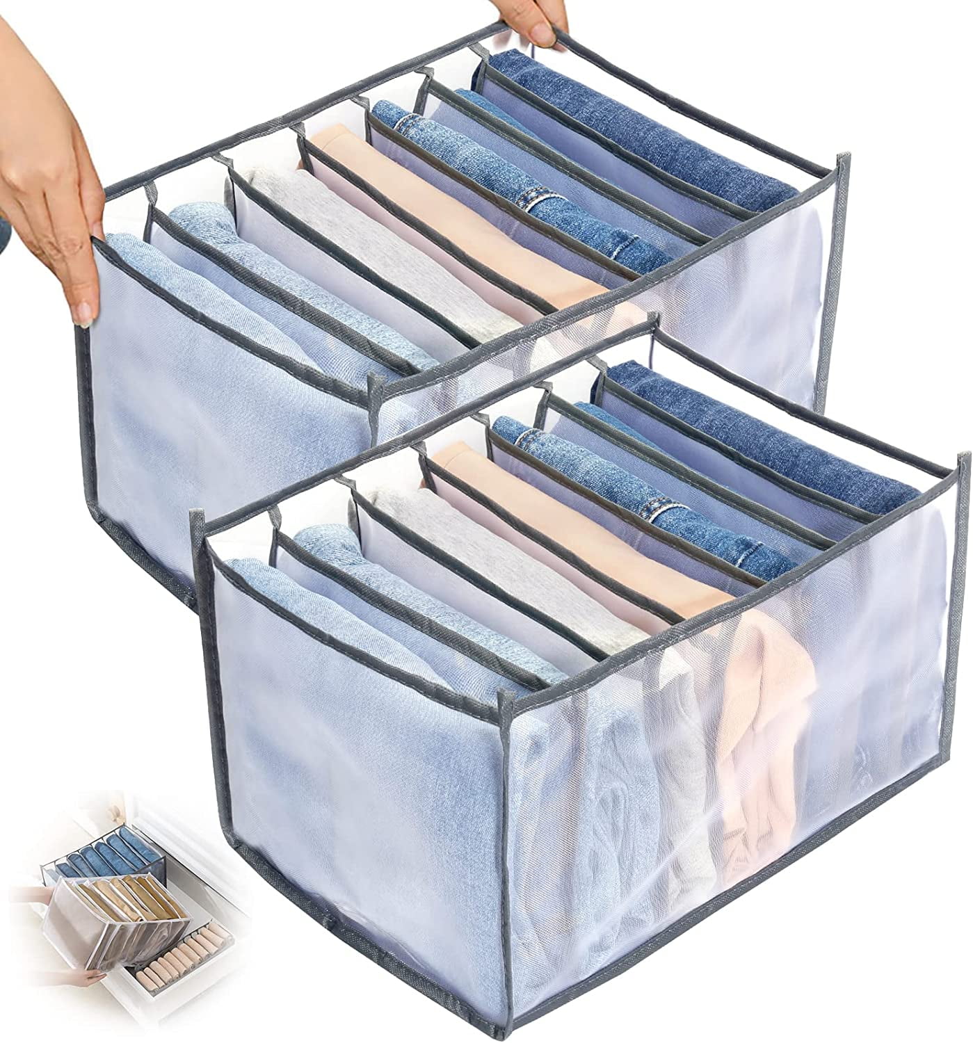 Tutuviw Wardrobe Clothes Organizer for Jeans