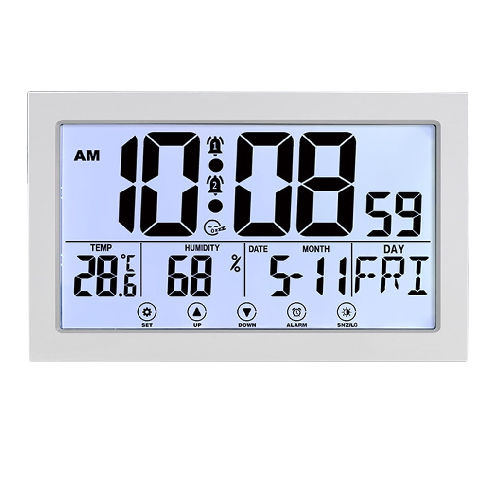 Auto Set Digital Wall Clock Battery Operated Auto Set Digital Wall Clock Battery Operated