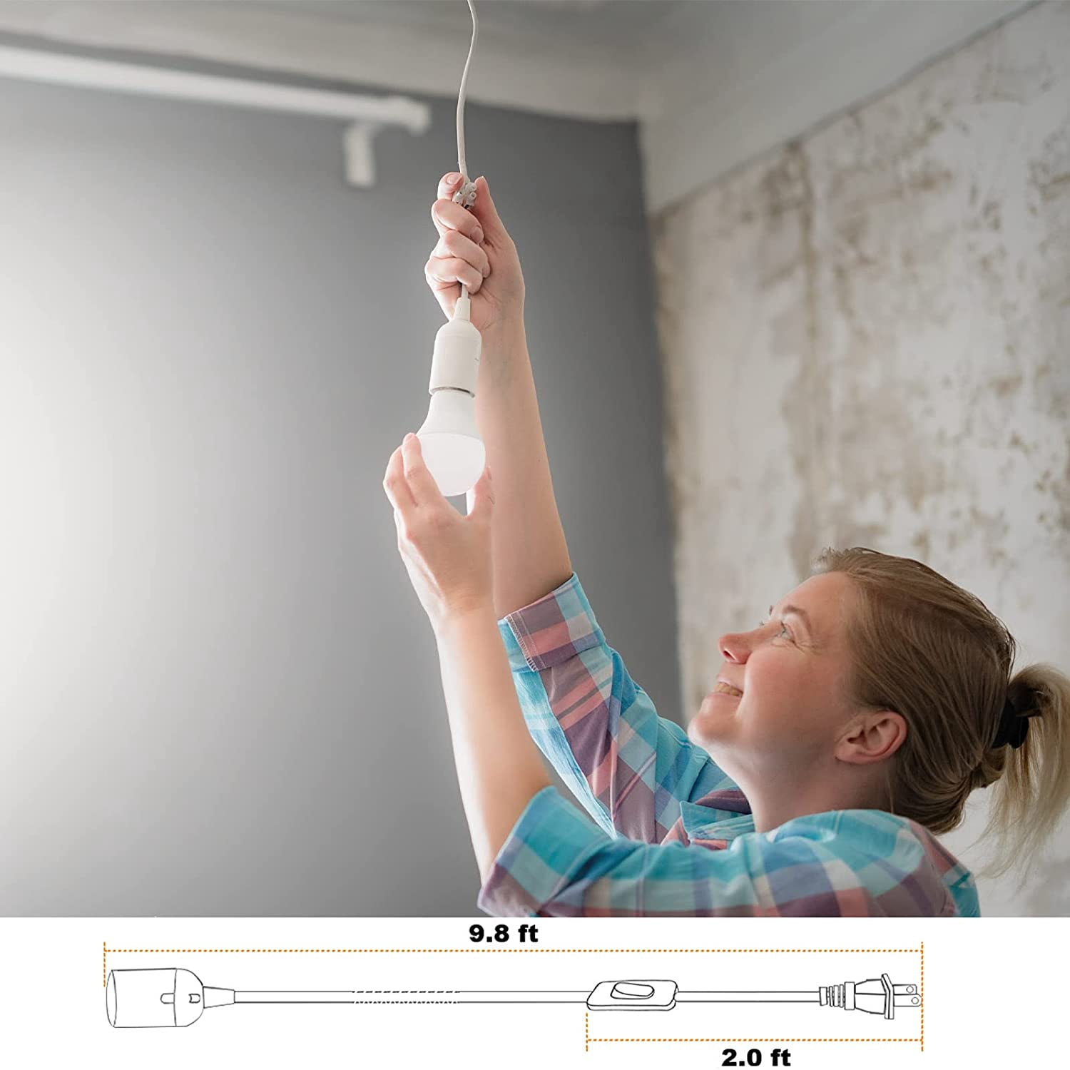 Plug in Hanging Light Kit