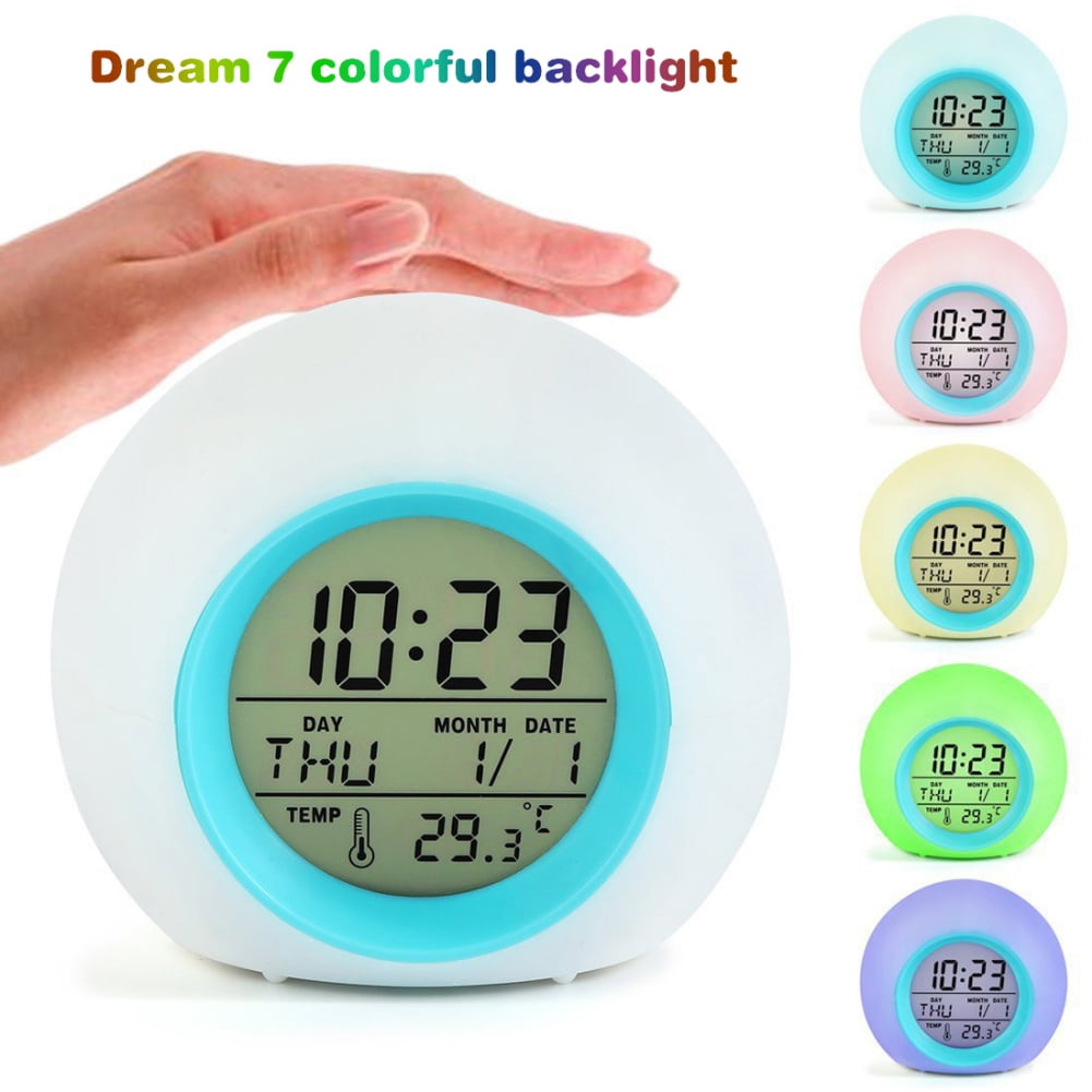 Kids Alarm Clock OK to Wake Alarm Clocks for Kids Toddlers Night Light Clock for Bedrooms with Children%27s Sleep Trainer Cute Clock Birthday Gift for Teen Boys Girls Colorful Kids Alarm Clock OK to Wake Alarm Clocks for Kids Toddlers Night Light Clock for Bedrooms with Children%27s Sleep Trainer Cute Clock Birthday Gift for Teen Boys Girls Colorful