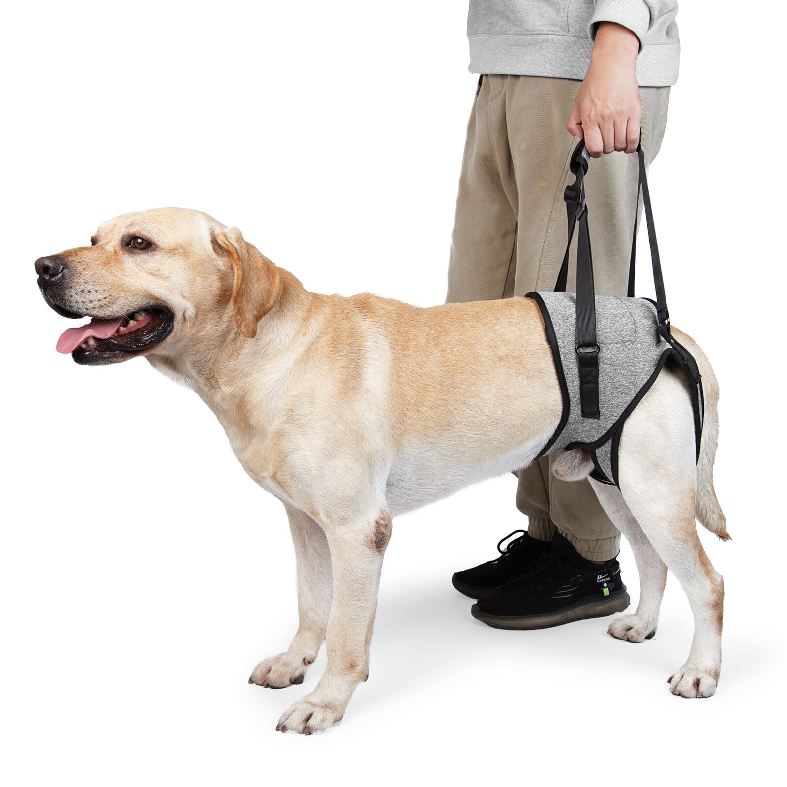 Dog Sling for Large Dogs Hind Leg Adjustable Dog Lift Harnesses For Walking/Climbing Pet Auxiliary Slings for Elderly, Disabled Dogs XL