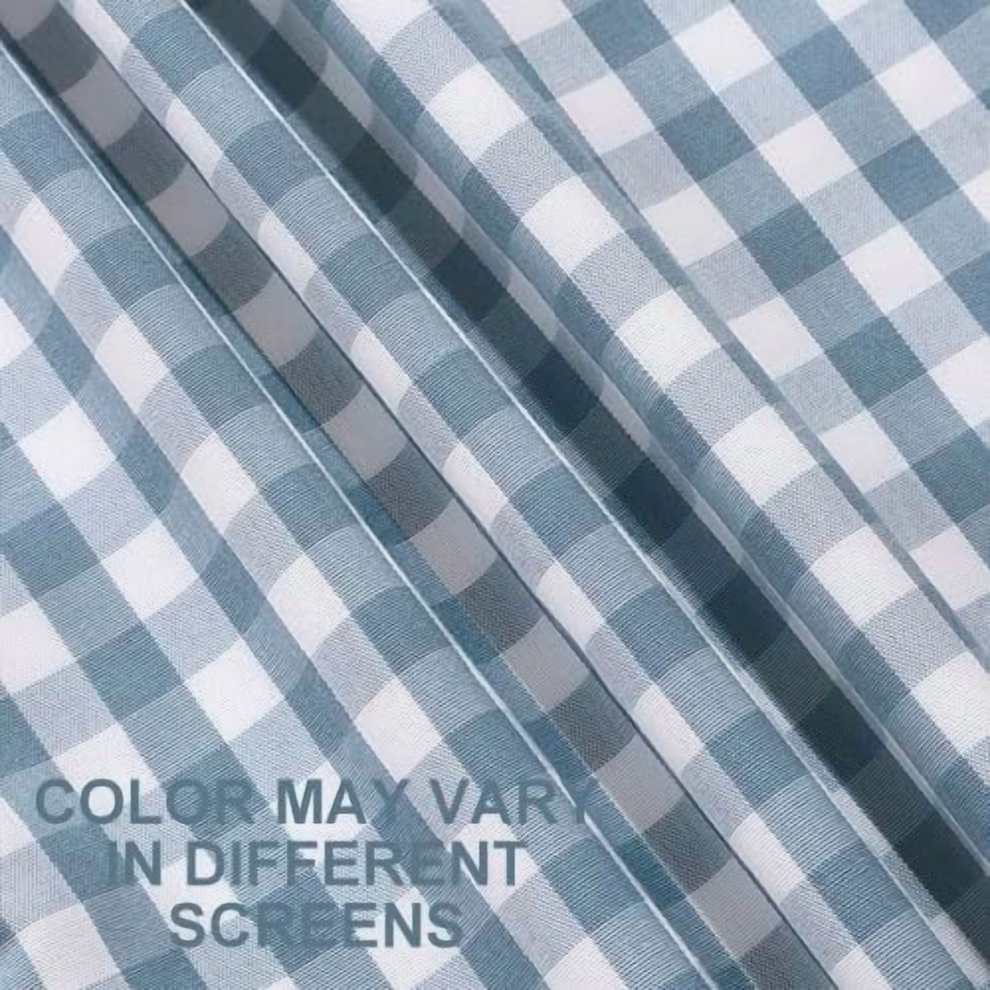 Light Blue Farmhouse Buffalo Plaid Pillow Covers 18x18 Set of 2 Patio Outdoor Decor Neutral Checkered Pillow Covers 18 x 18
