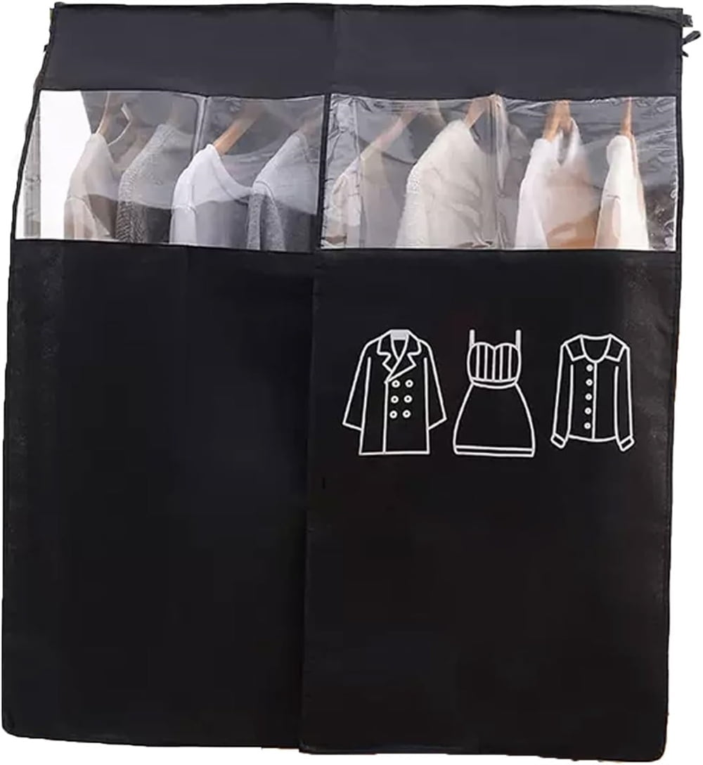 Tutuviw Black Clothing Rack Covers
