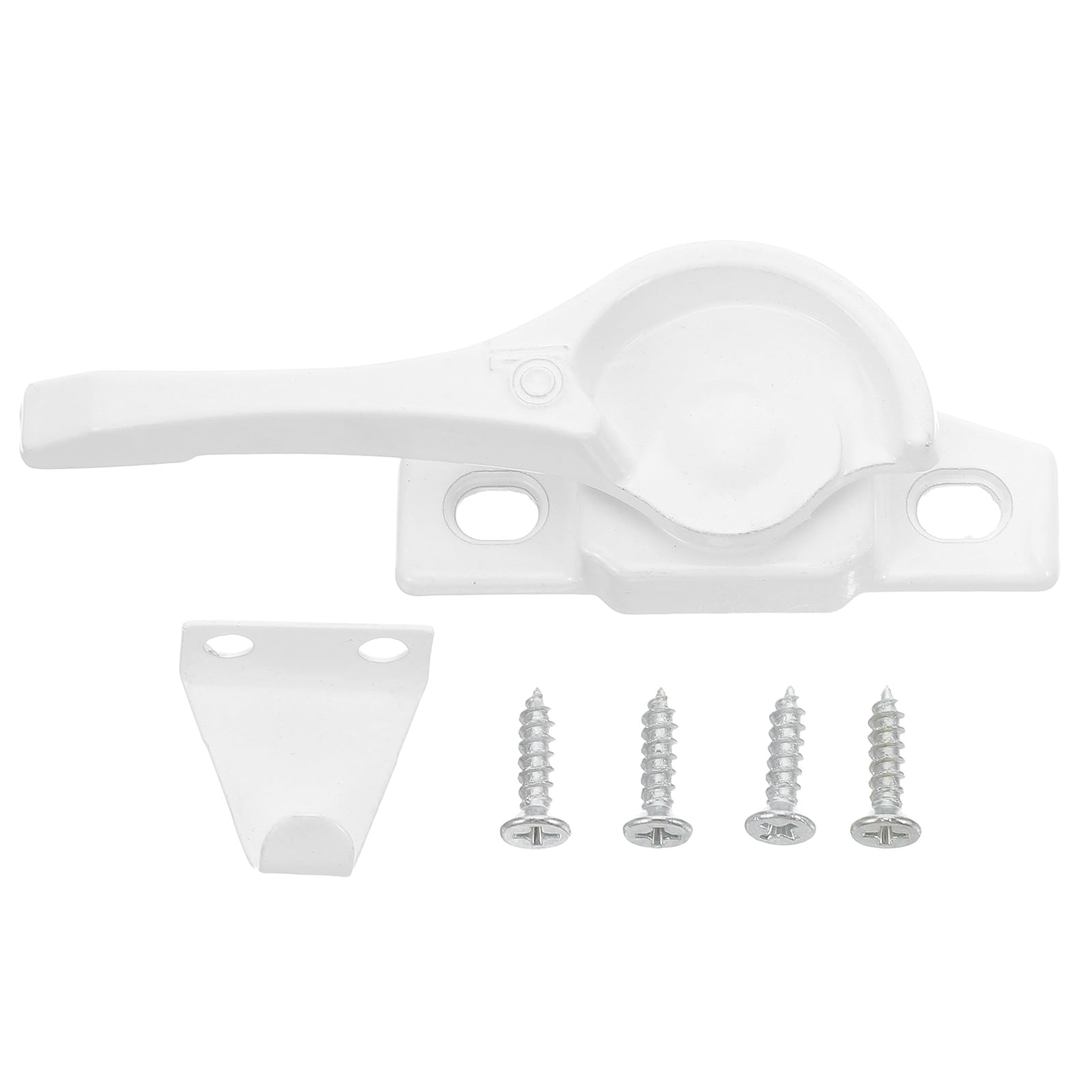 HOOWIFFY Aluminum Sliding Window Lock, and Stylish Design, Easy to Install, Includes 4 Sets for Secure