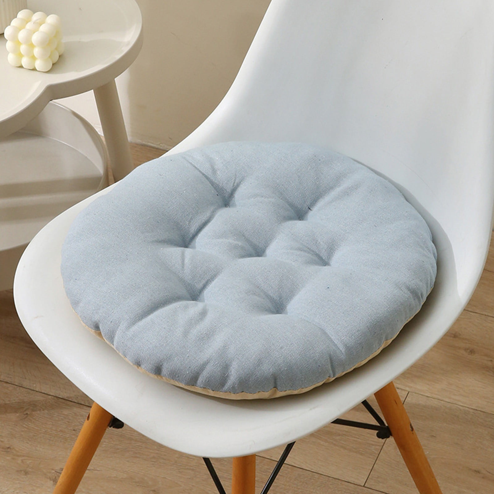 AYktou Seat Cushion 19.7*19.7in Thickened Large Size Chair Cushions Candy Color Round Soft Office Chair Cushion Breathable Linen Meditation Floor Pillow for Tatami Living Room Car Dorm Desk Chair 11.81" x 11.81" Blue AYktou Seat Cushion 19.7*19.7in Thickened Large Size Chair Cushions Candy Color Round Soft Office Chair Cushion Breathable Linen Meditation Floor Pillow for Tatami Living Room Car Dorm Desk Chair 11.81" x 11.81" Blue