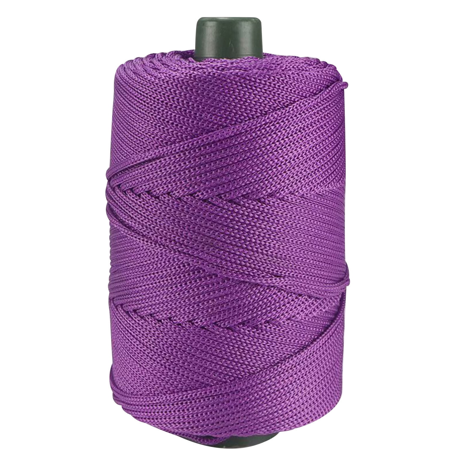 AYktou 32 Colors Macrame Cotton Cord 200g/7.05oz,100% Natural Handmade 4 Strands Twisted Cotton Rope Polyester Thread Spools for Wall Hanging Plants Hangers Gift Wrapping Tapestry DIY Crafts #M - Purple