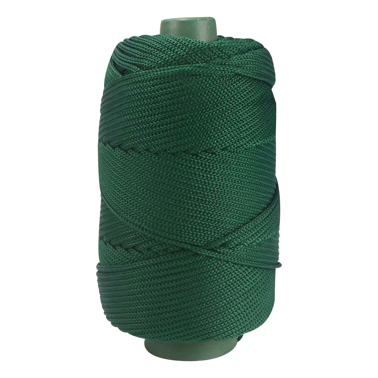 AYktou 32 Colors Macrame Cotton Cord 200g/7.05oz,100% Natural Handmade 4 Strands Twisted Cotton Rope Polyester Thread Spools for Wall Hanging Plants Hangers Gift Wrapping Tapestry DIY Crafts #Z - Green