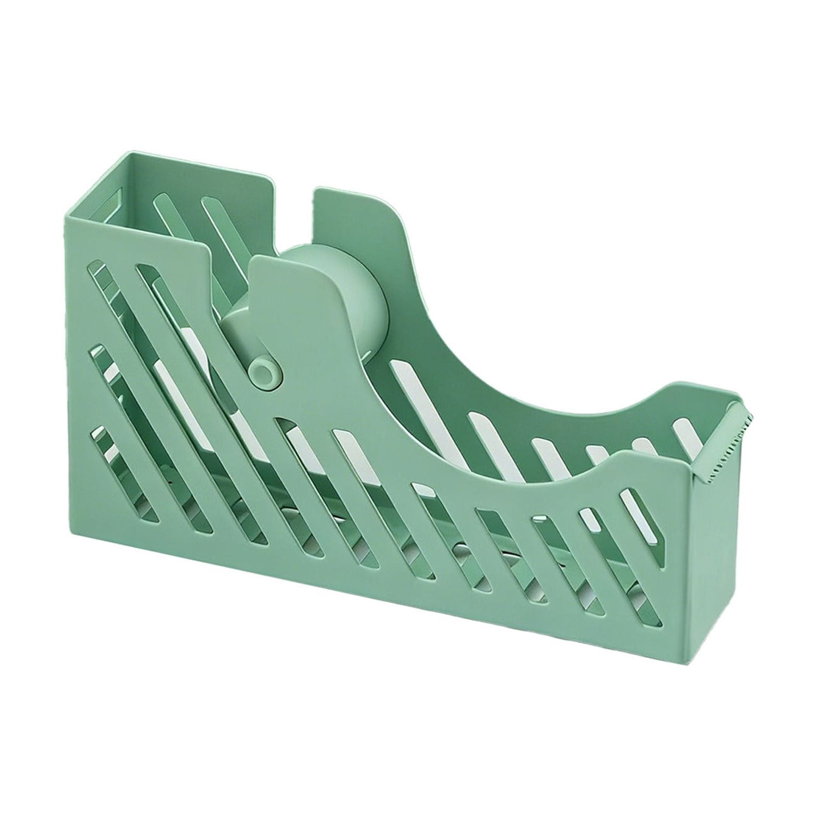 Darzheoy Desktop Tape Dispenser Adhesive Roll Holder Desk Accessories Home Office Tape Dispensers, Weighted Non-Skid Base X-Green