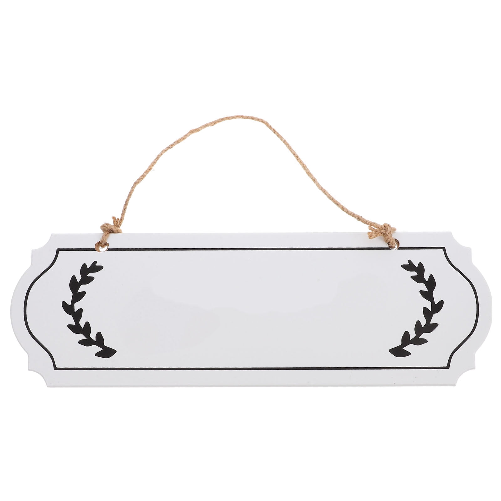 HOOWIFFY Unfinished Wood Plaque Blank White Sign for DIY Writing Decor HOOWIFFY Unfinished Wood Plaque Blank White Sign for DIY Writing Decor