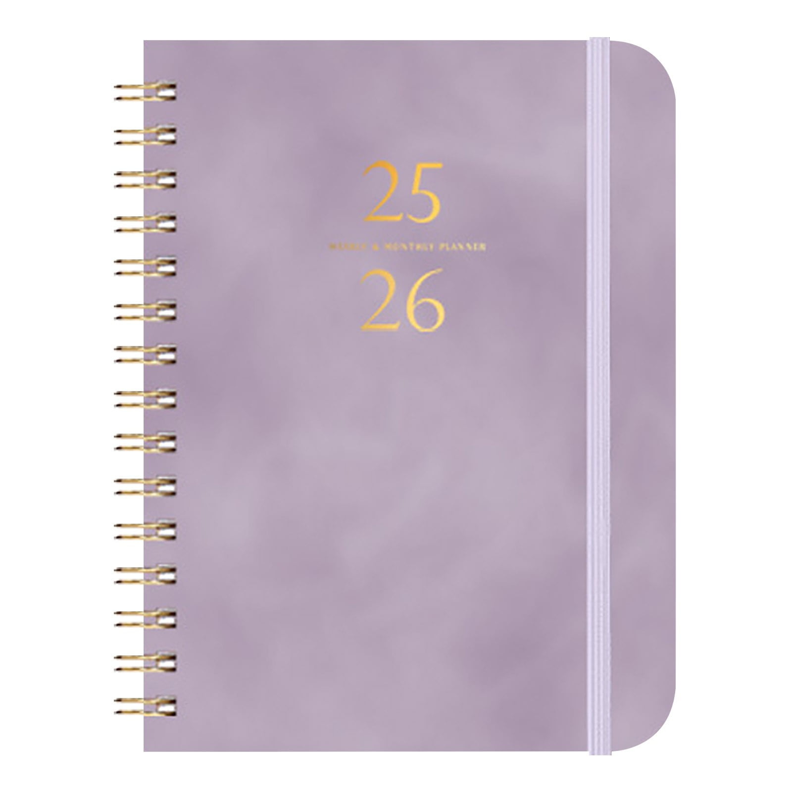 Darzheoy 2025-2026 Planner, Academic Planner 2025-2026 from July 2025, June 2026, Weekly & Monthly Planner Spiral Bound with 12 Monthly Tabs Purple