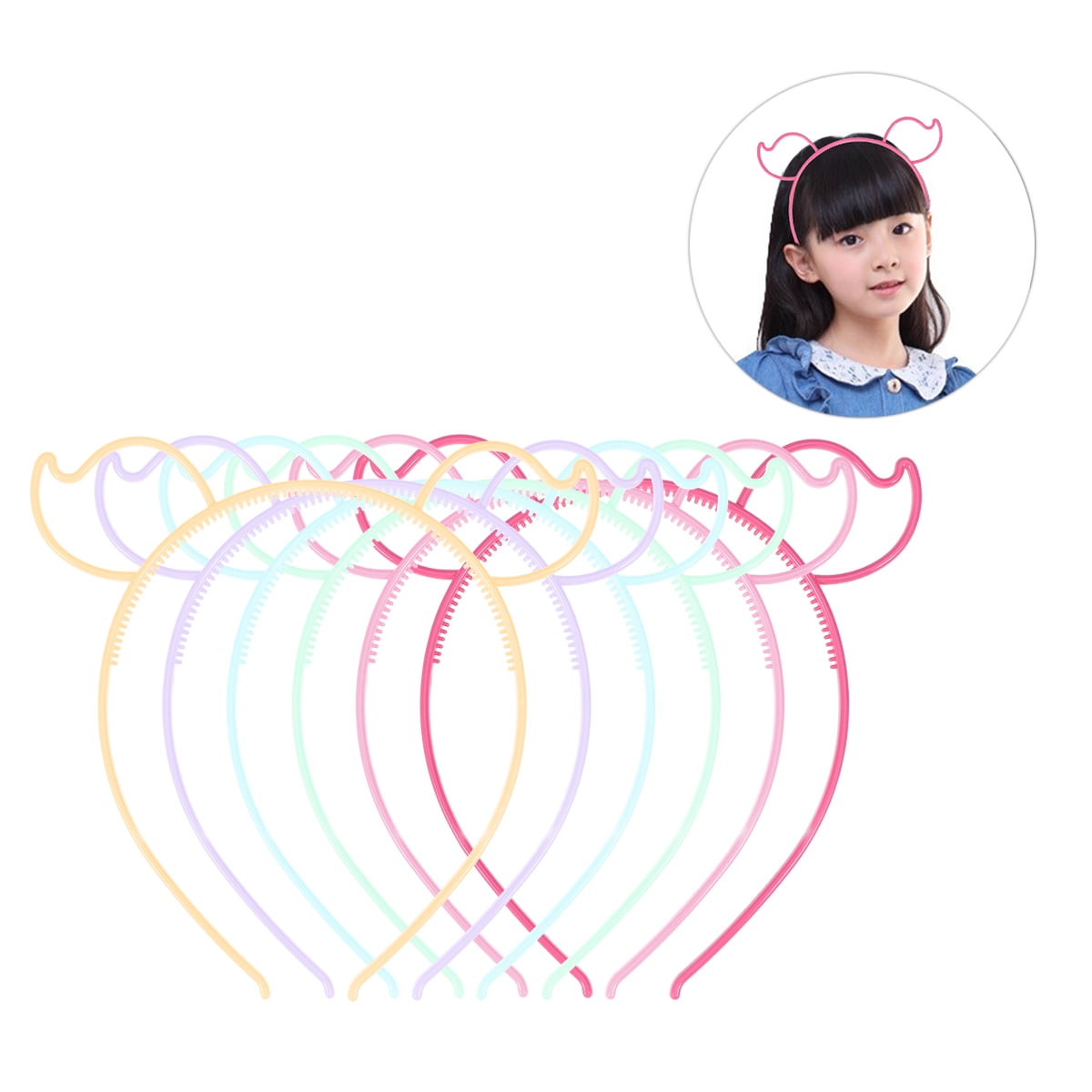 SKISUNO 12Pcs Animal Ears Headbands For Kids Photo Props And Dance Recital