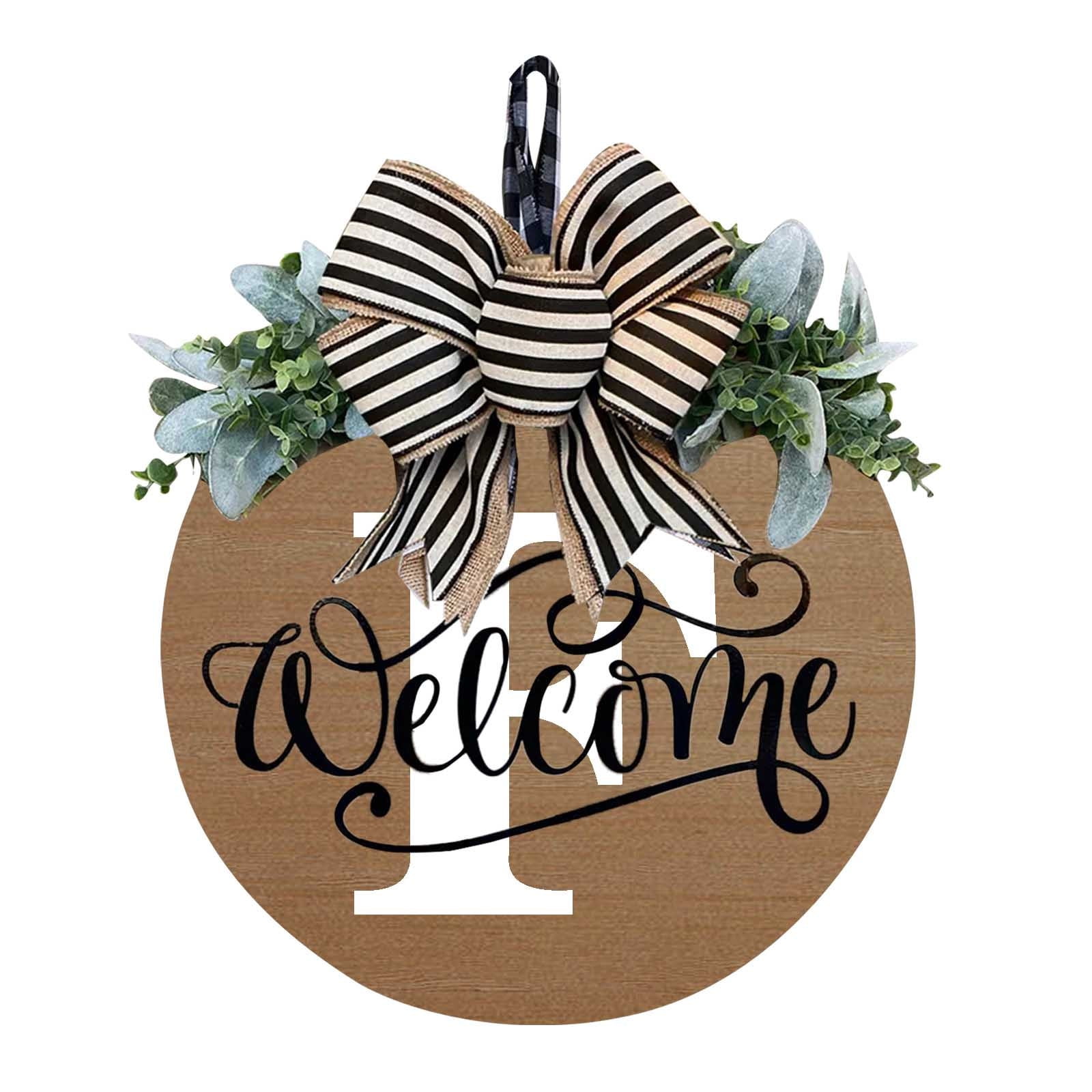 Darzheoy Initial Last Name Year Round Front Door Wreath Darzheoy Initial Last Name Year Round Front Door Wreath