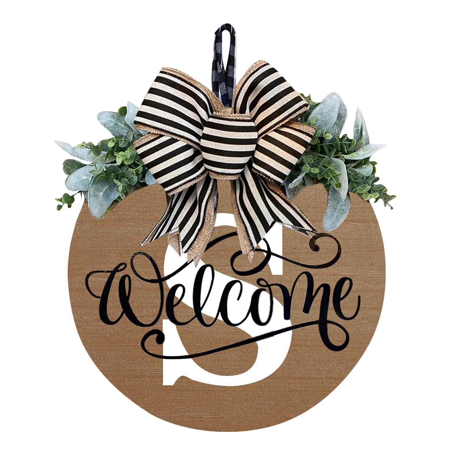 Darzheoy Initial Last Name Year Round Front Door Wreath Darzheoy Initial Last Name Year Round Front Door Wreath