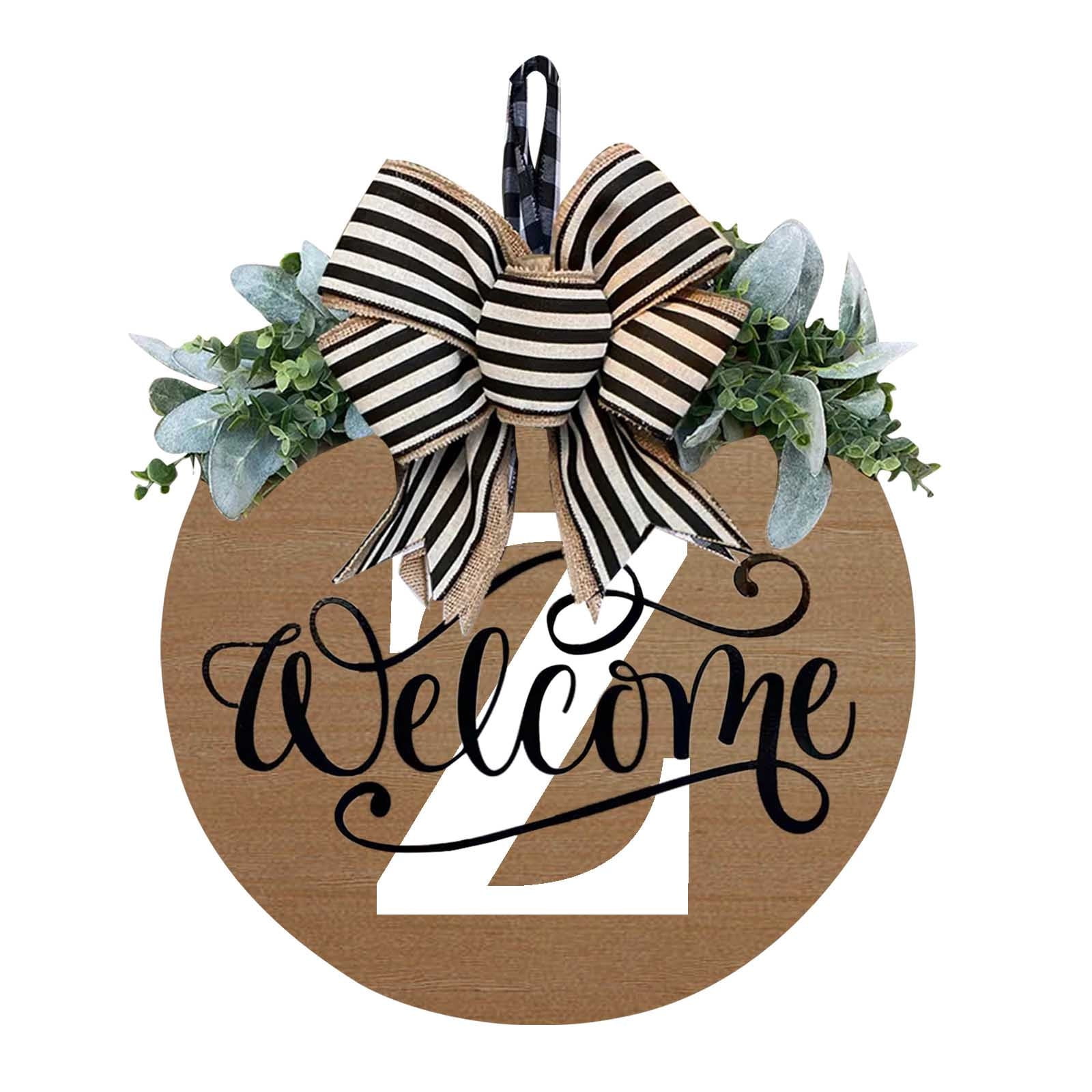 Darzheoy Initial Last Name Year Round Front Door Wreath Darzheoy Initial Last Name Year Round Front Door Wreath