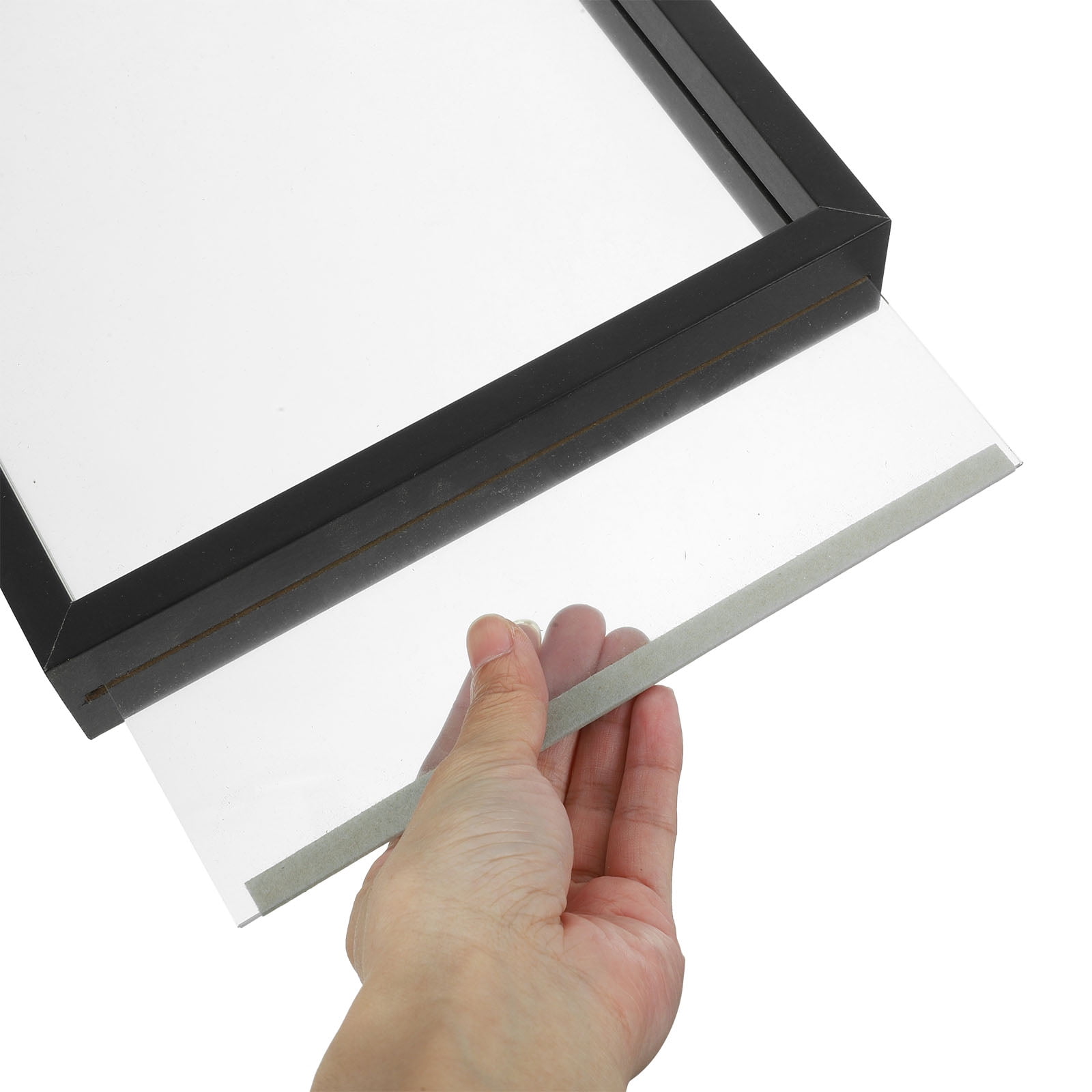 SKISUNO Double-Sided Glass Photo Frame 10.5x8.3in Clear Transparent Picture Frame Set of 1