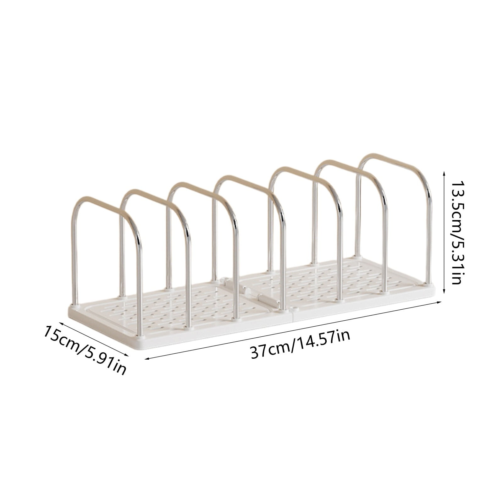 Chmadoxn Multi-Tier Desktop Bookshelf - Space-Saving Desk Organizer for Books