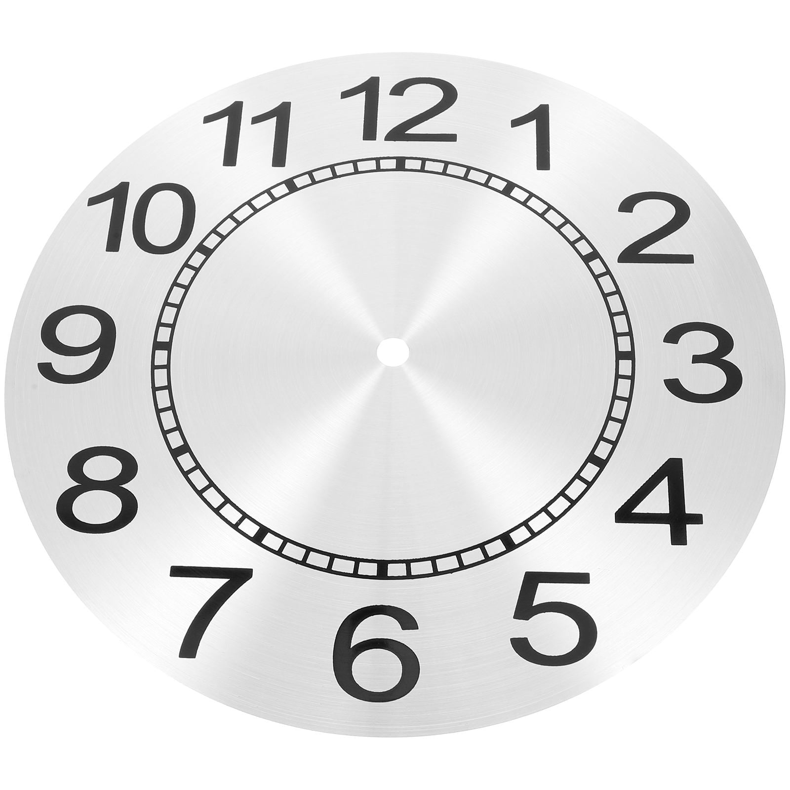 HOOWIFFY Aluminum Clock Face Replacement Dial for Wall Clocks