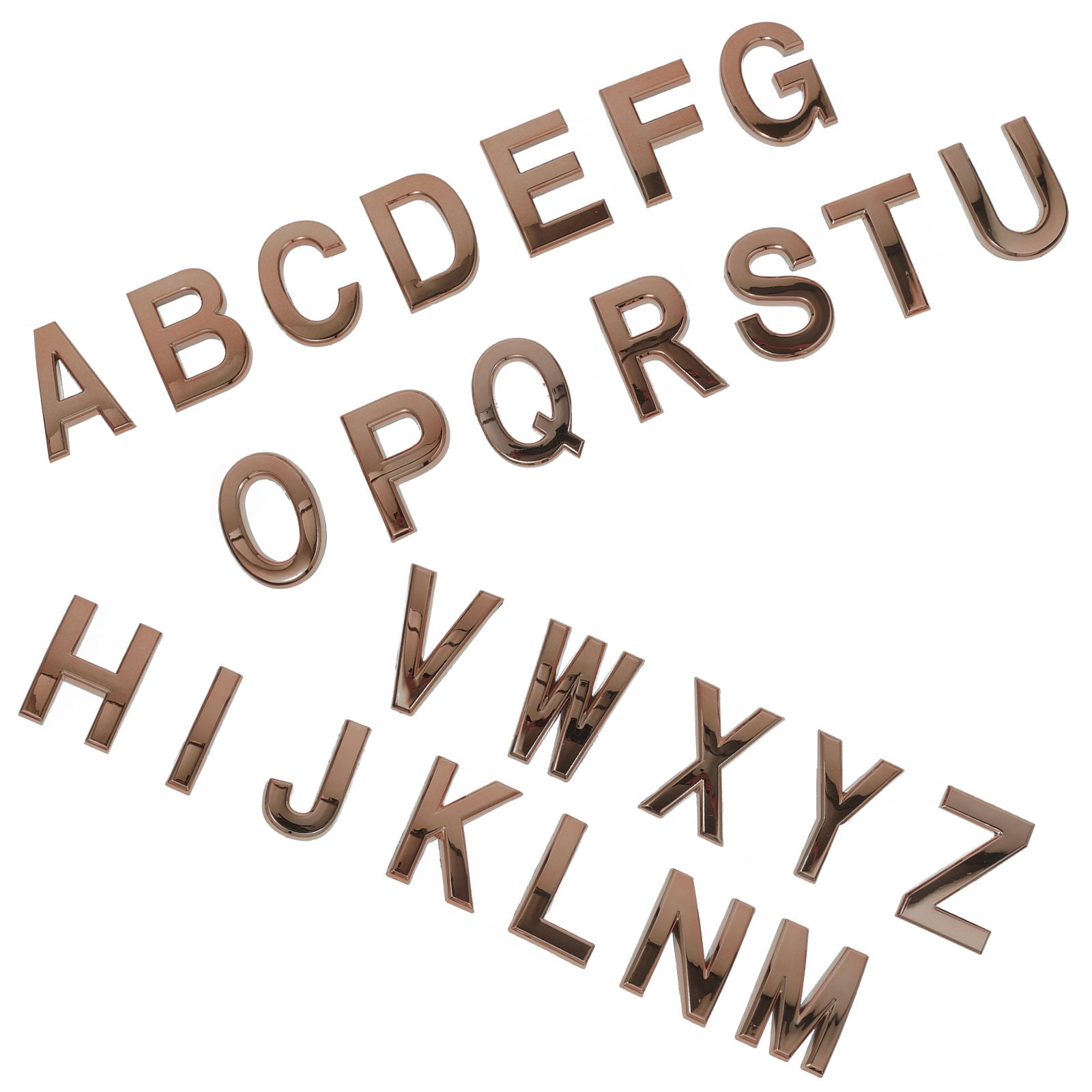 SKISUNO 26Pcs ABS Alphabet Letters For Outside Initials For Decor House Owners