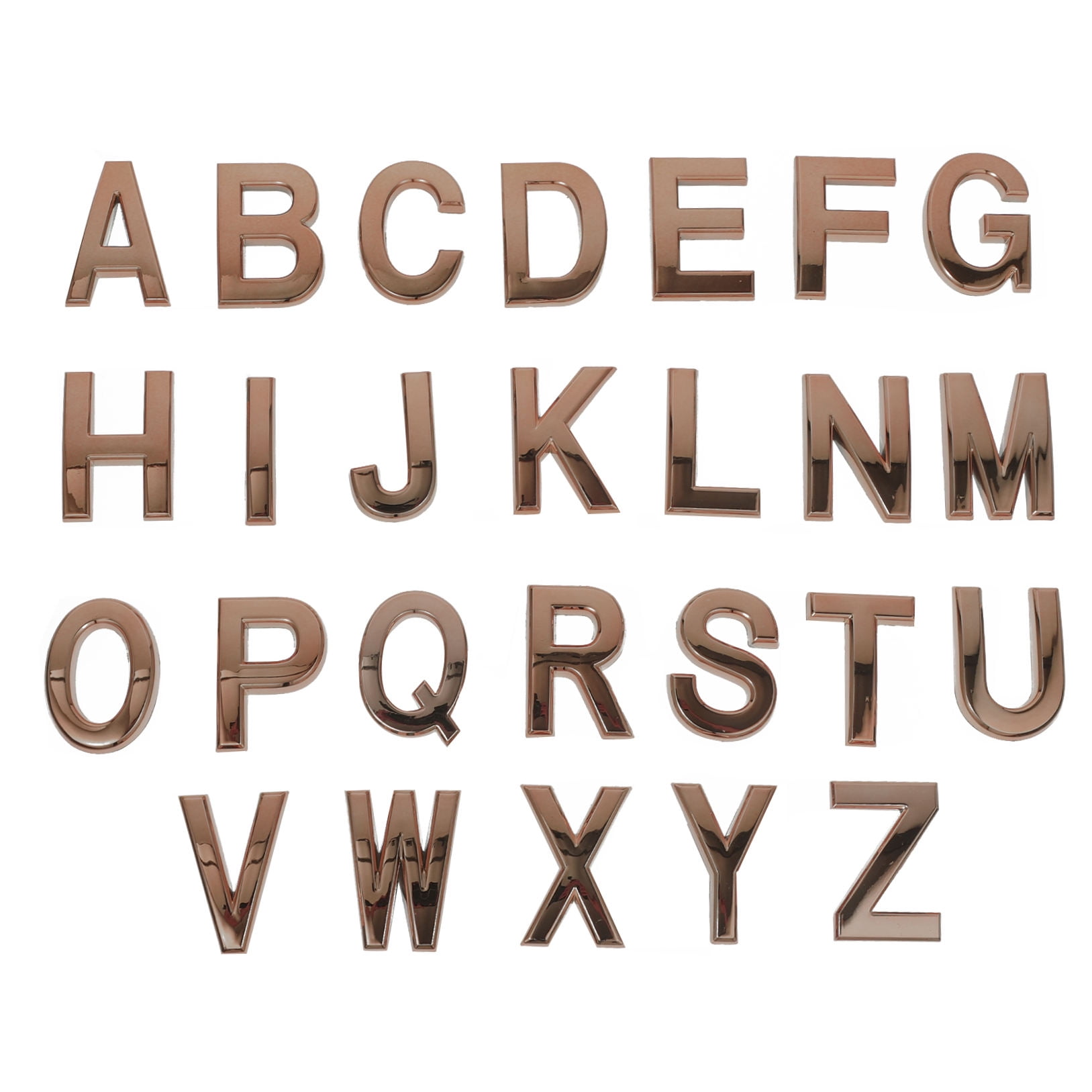 SKISUNO 26Pcs ABS Alphabet Letters For Outside Initials For Decor House Owners