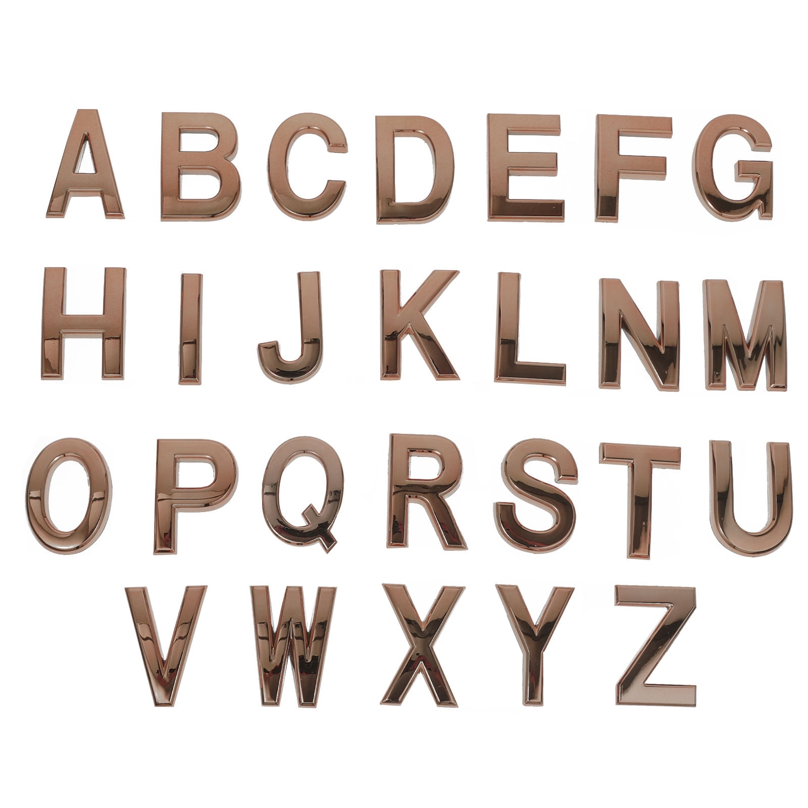 SKISUNO 26Pcs ABS Alphabet Letters For Outside Initials For Decor House Owners