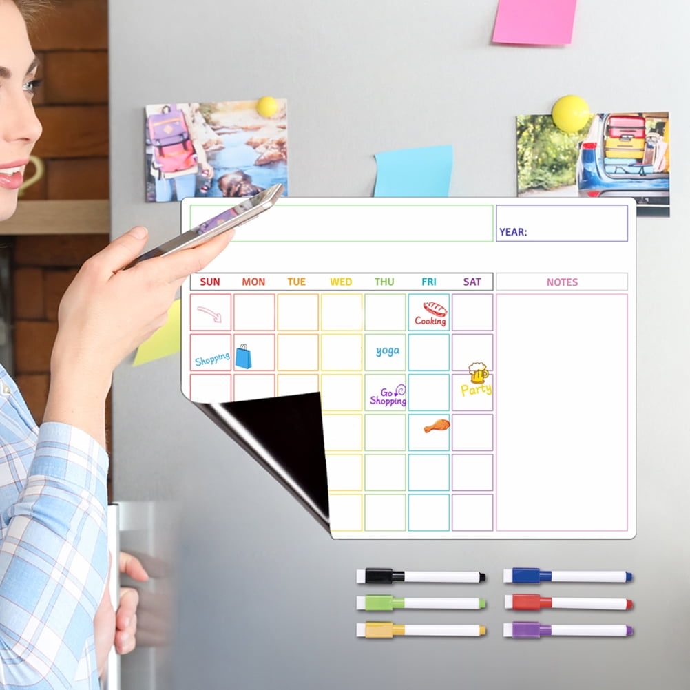 HOOWIFFY Magnetic Whiteboard Erasable Note Boards for Refrigerator