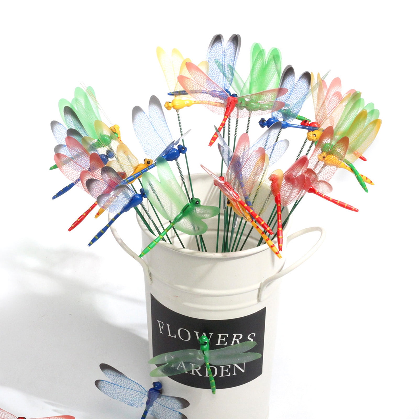 Darzheoy 24 Pcs 3D Dragonfly Garden Decor Dragon Fly Garden Stakes Dragonflies Garden Ornaments Patio Decoration Dragonfly Stakes with Sticks Darzheoy 24 Pcs 3D Dragonfly Garden Decor Dragon Fly Garden Stakes Dragonflies Garden Ornaments Patio Decoration Dragonfly Stakes with Sticks