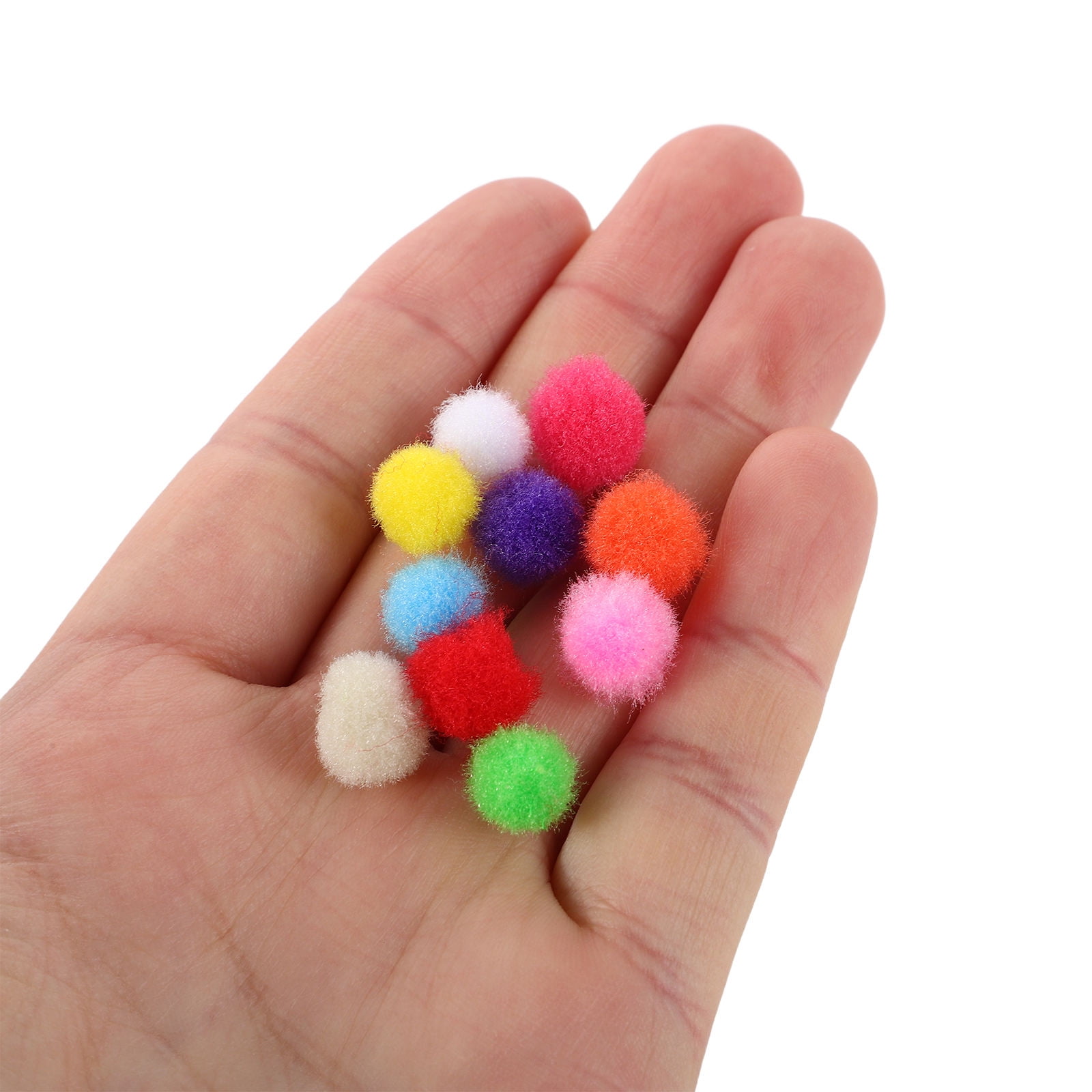 HOOWIFFY Assorted Color Woolen Pom Pom for Crafting