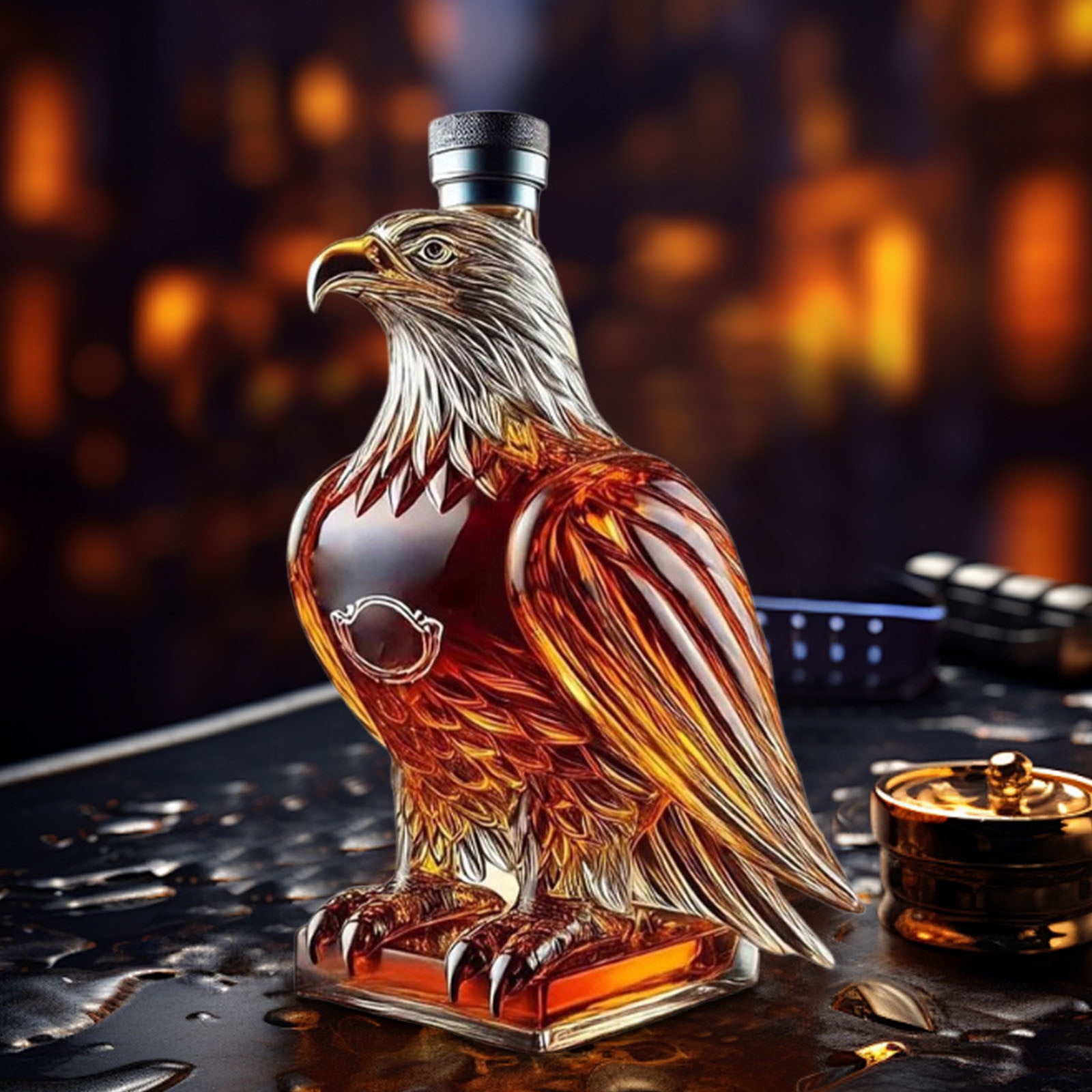 Darzheoy Wolf Whiskey Bottle