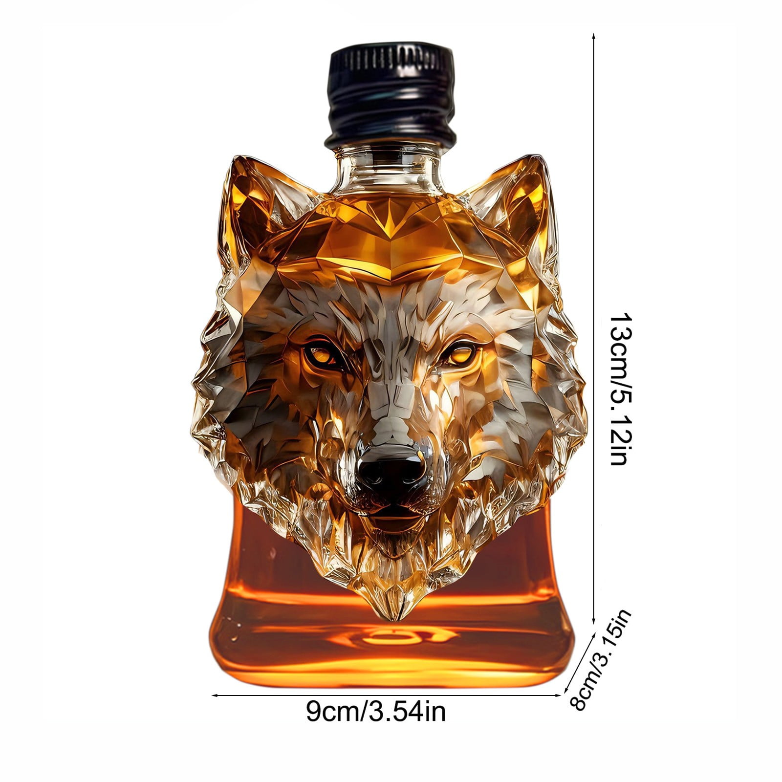 Darzheoy Wolf Whiskey Bottle