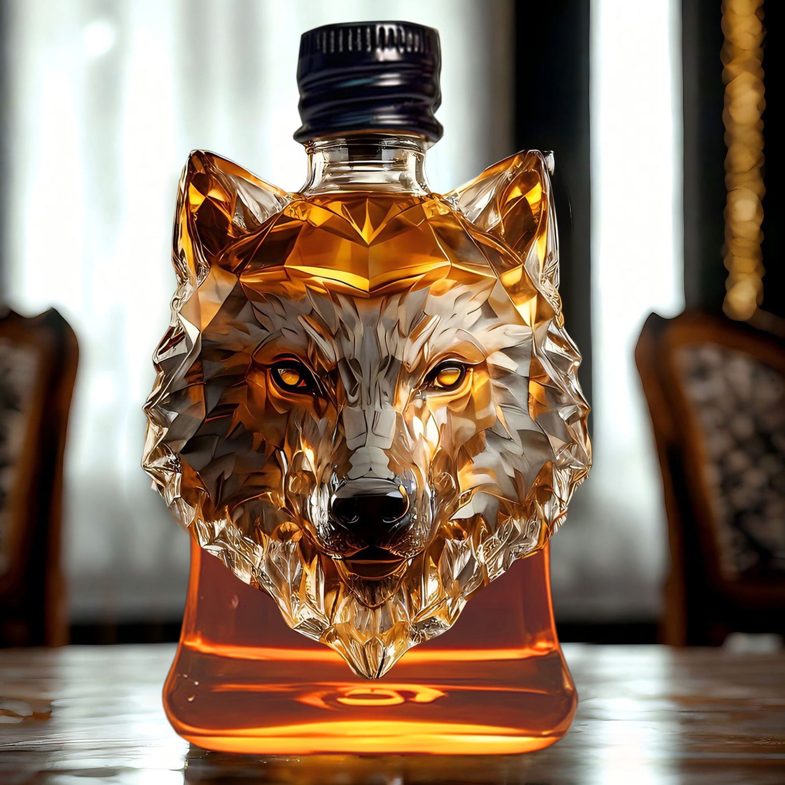 Darzheoy Wolf Whiskey Bottle