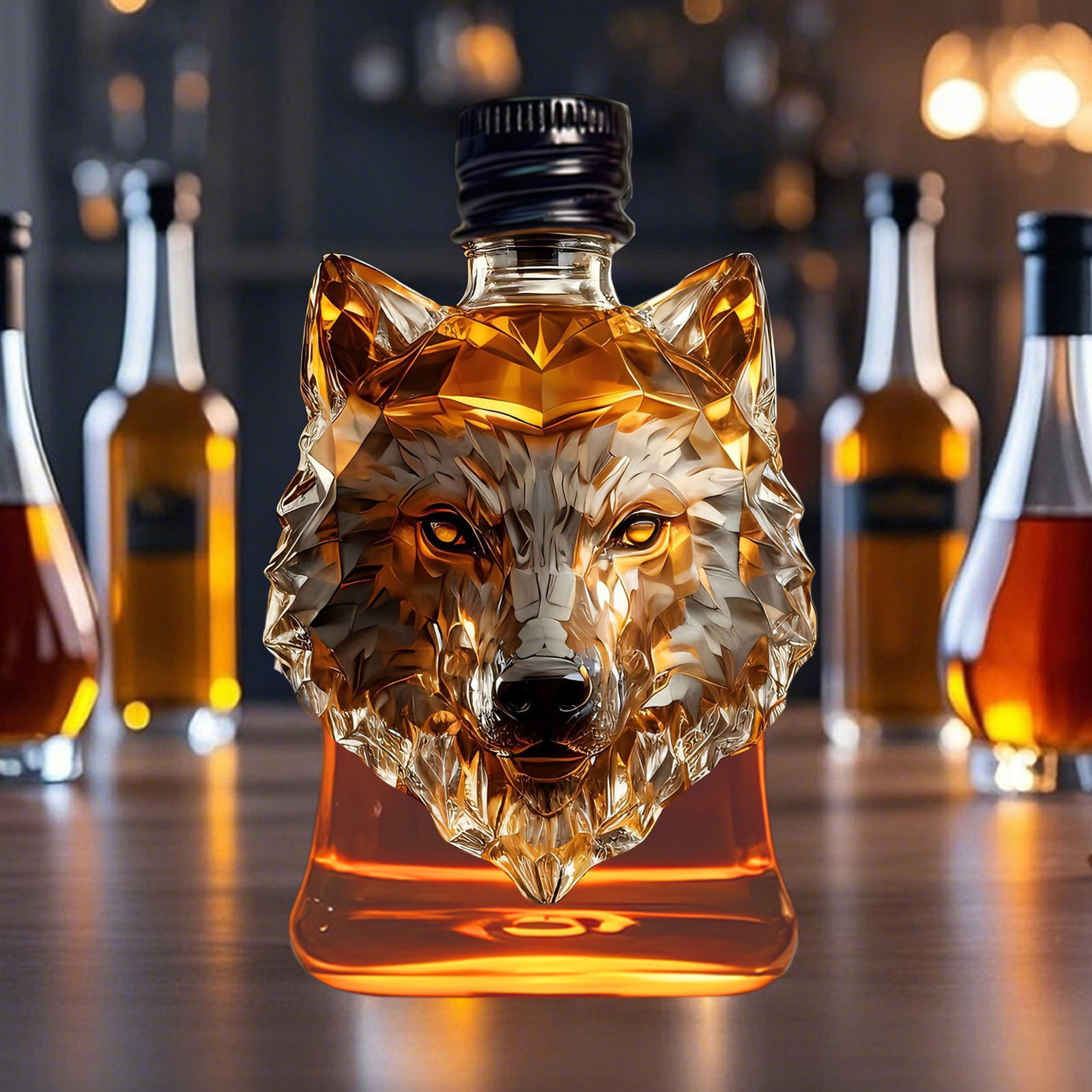 Darzheoy Wolf Whiskey Bottle