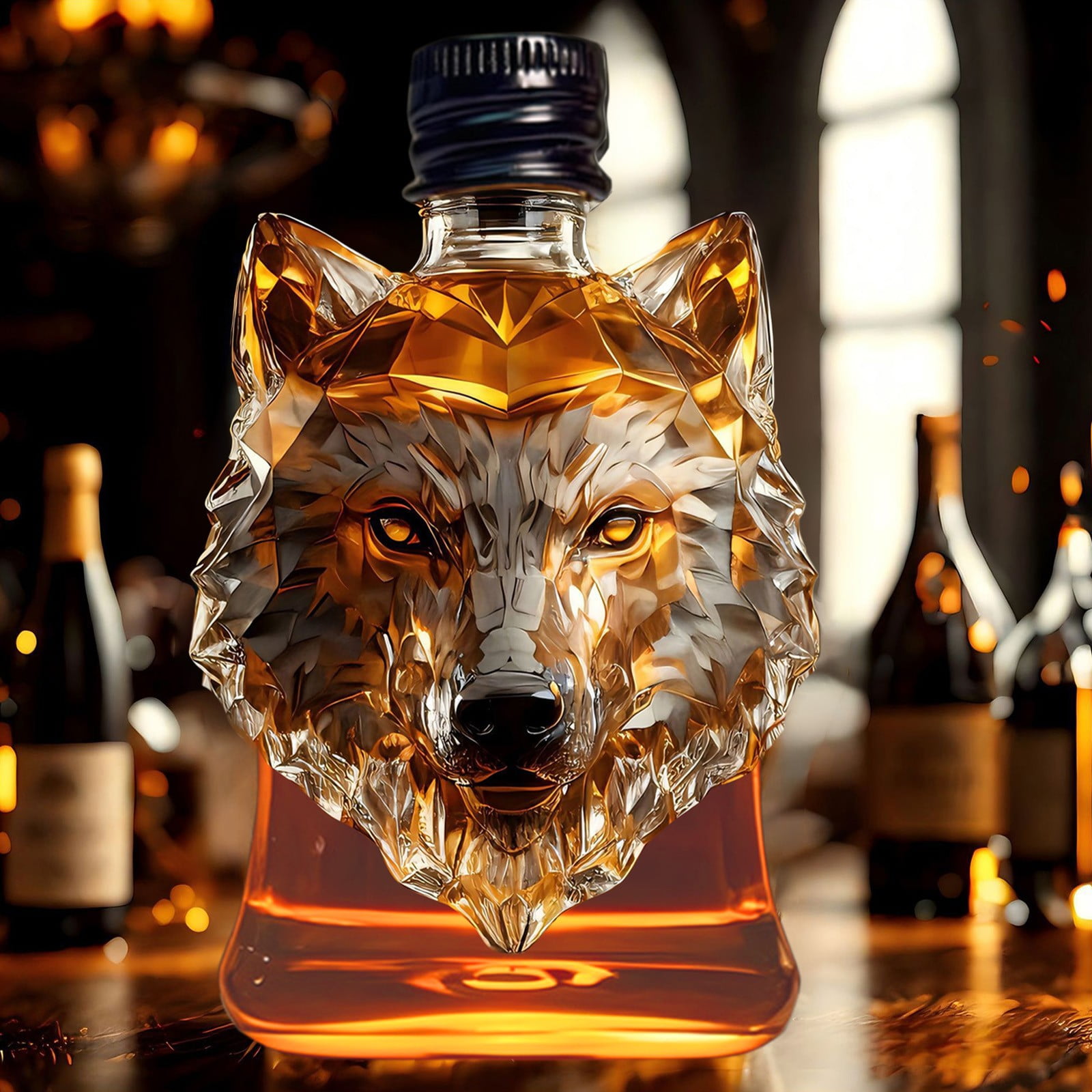 Darzheoy Wolf Whiskey Bottle