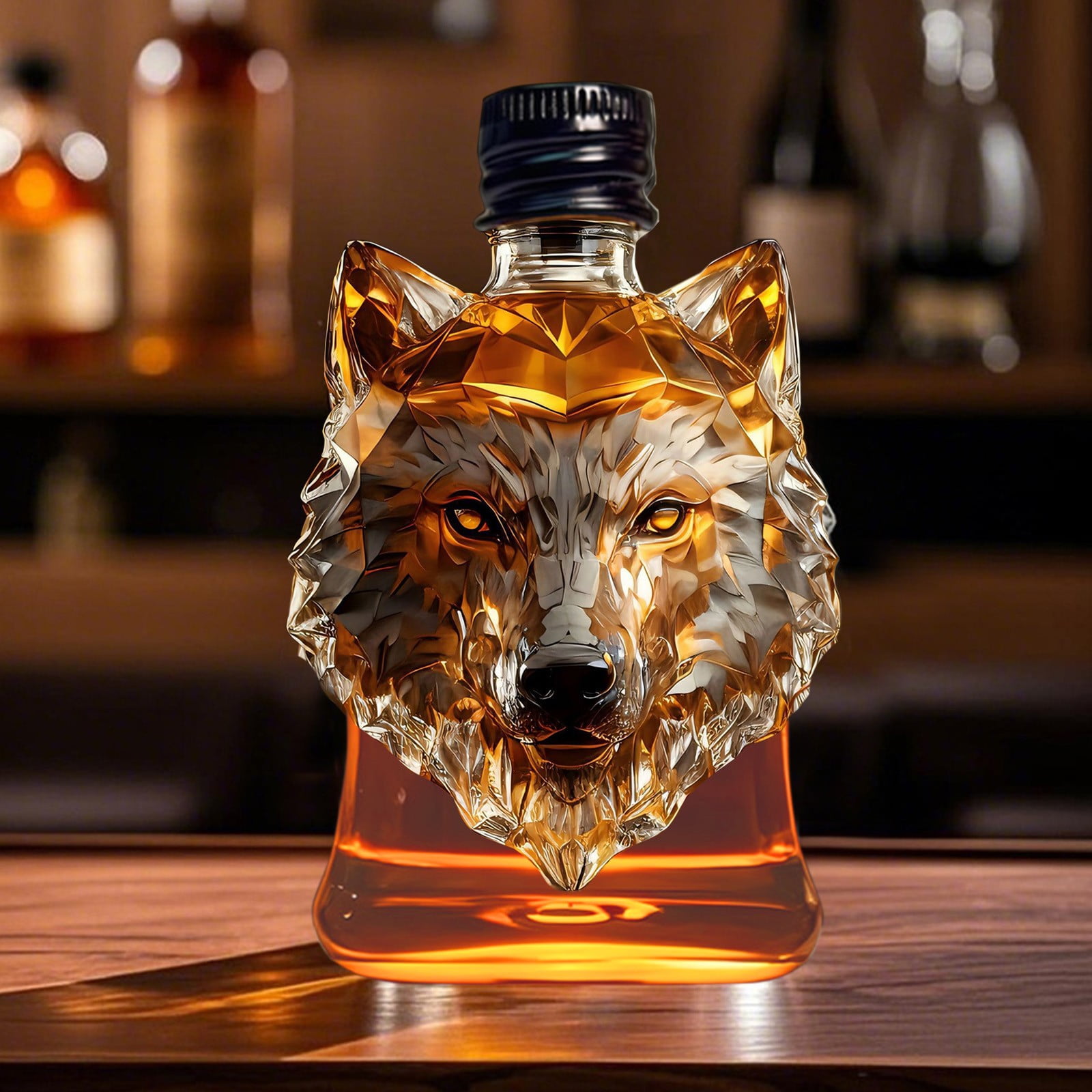 Darzheoy Wolf Whiskey Bottle