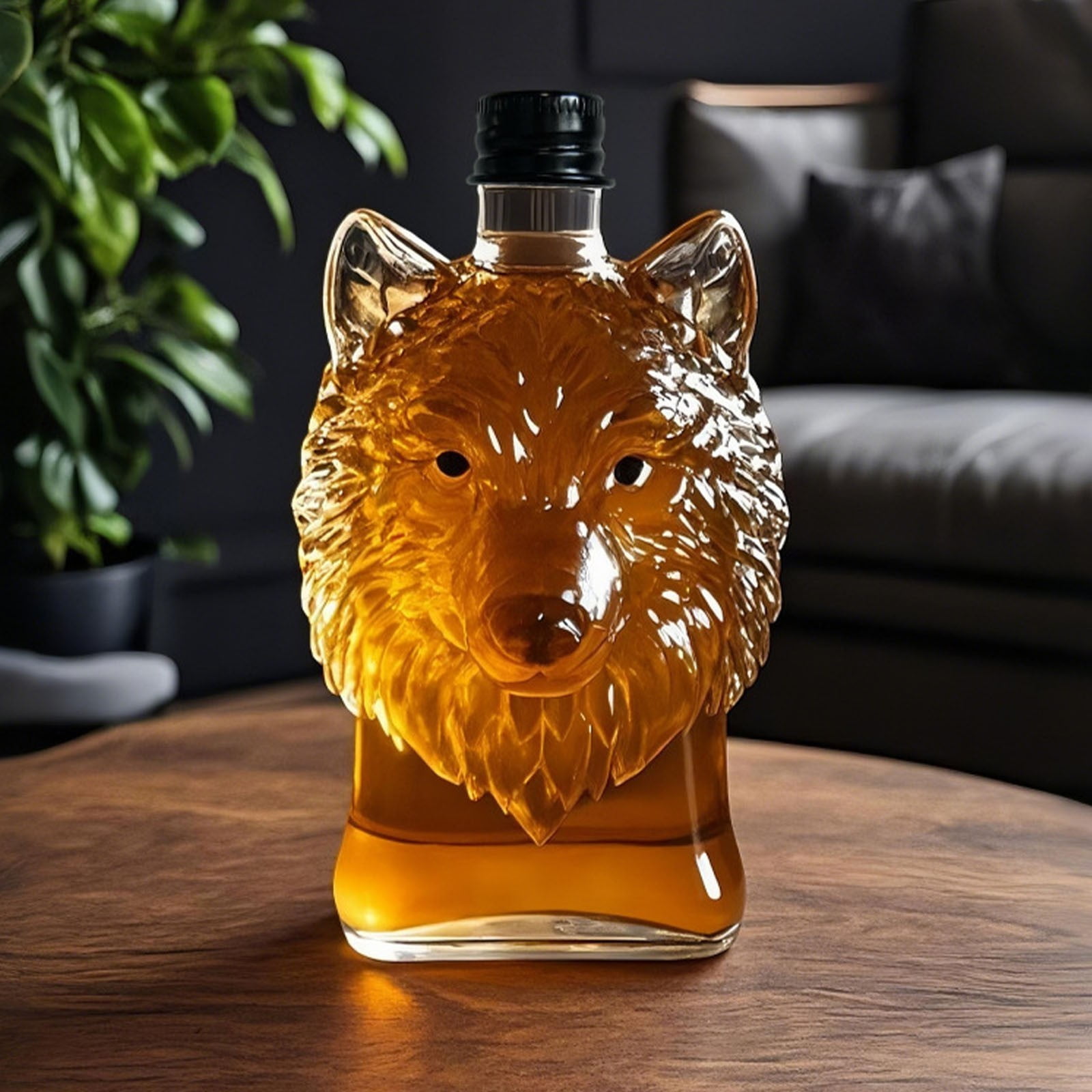 Darzheoy Wolf Whiskey Bottle