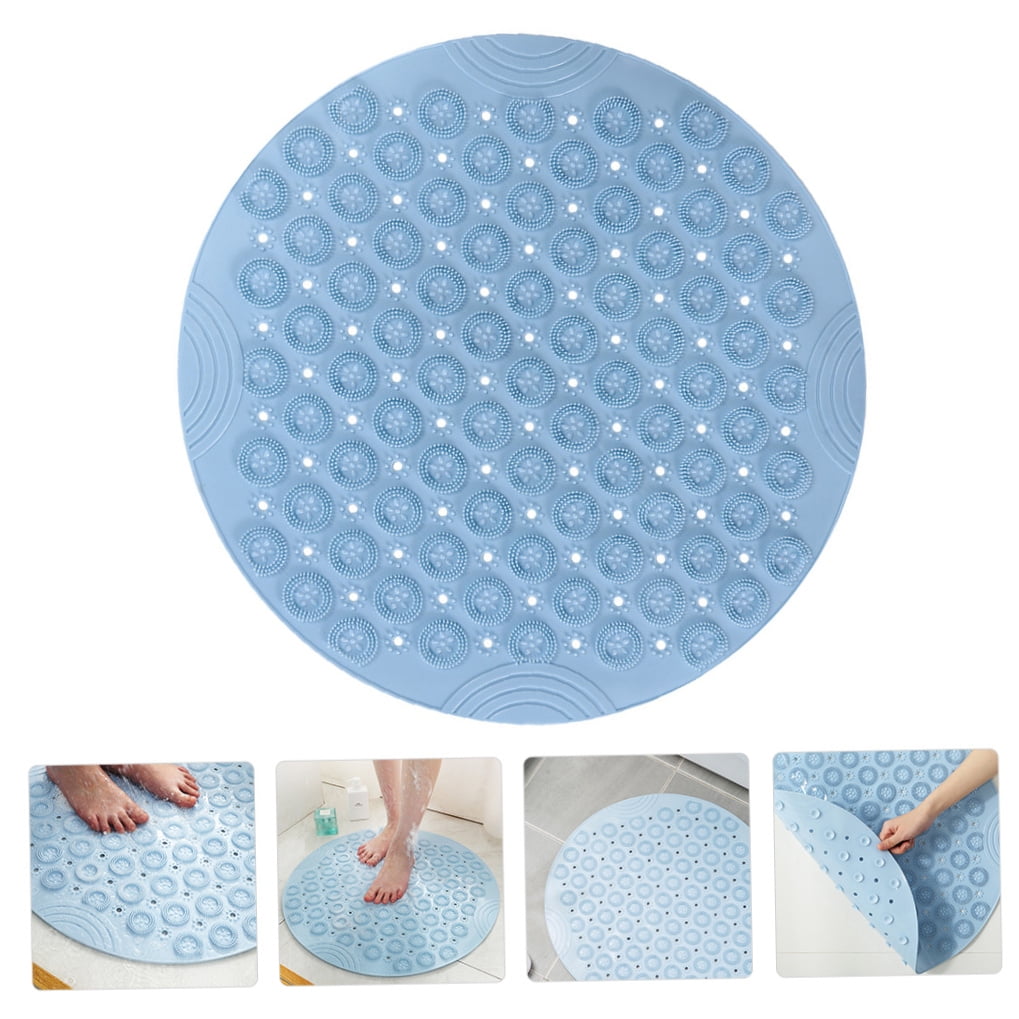 HOOWIFFY PVC Foot Cleaner Mat with Acupoint Massage for Home Use