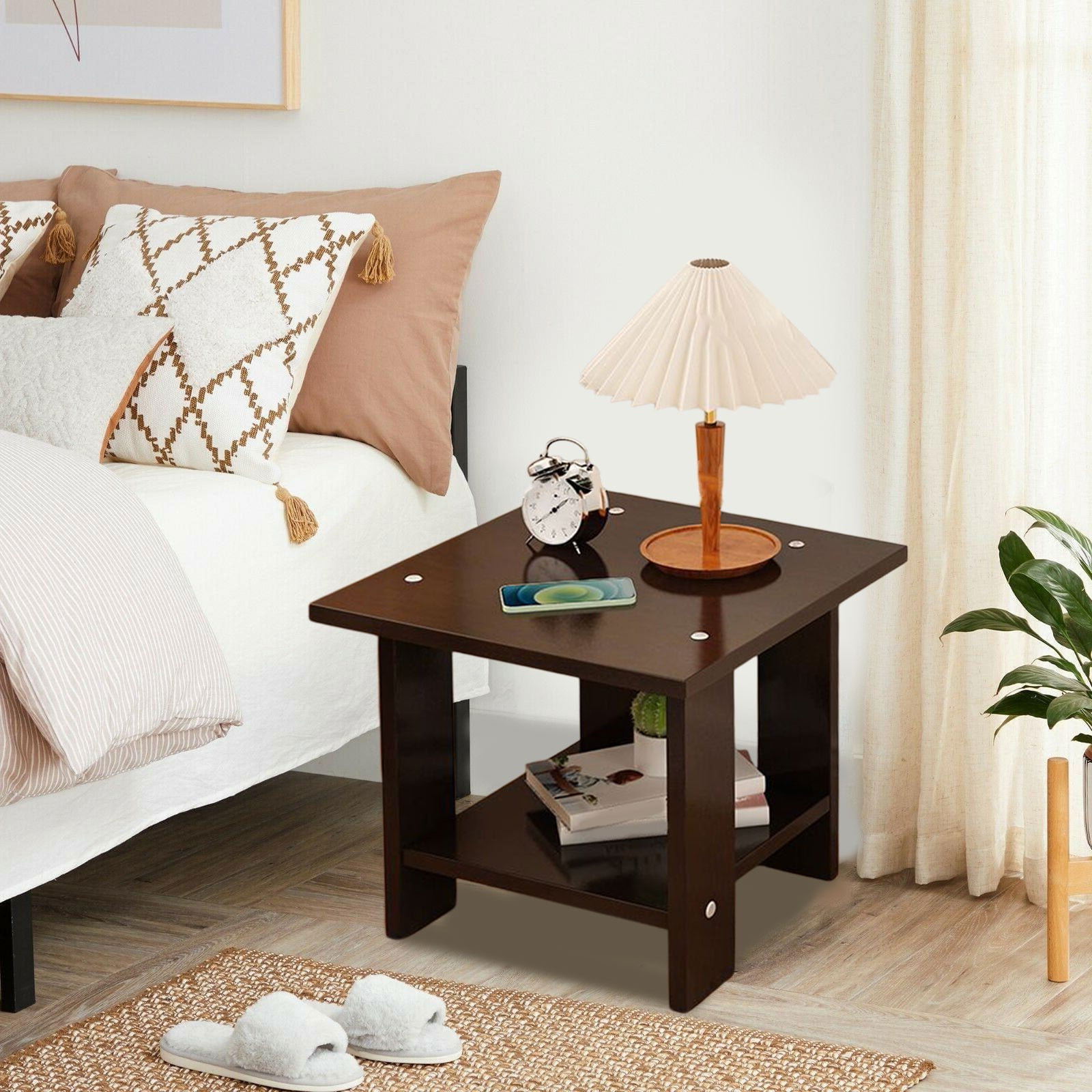 Kdkad Compact Multi-Functional Side Table
