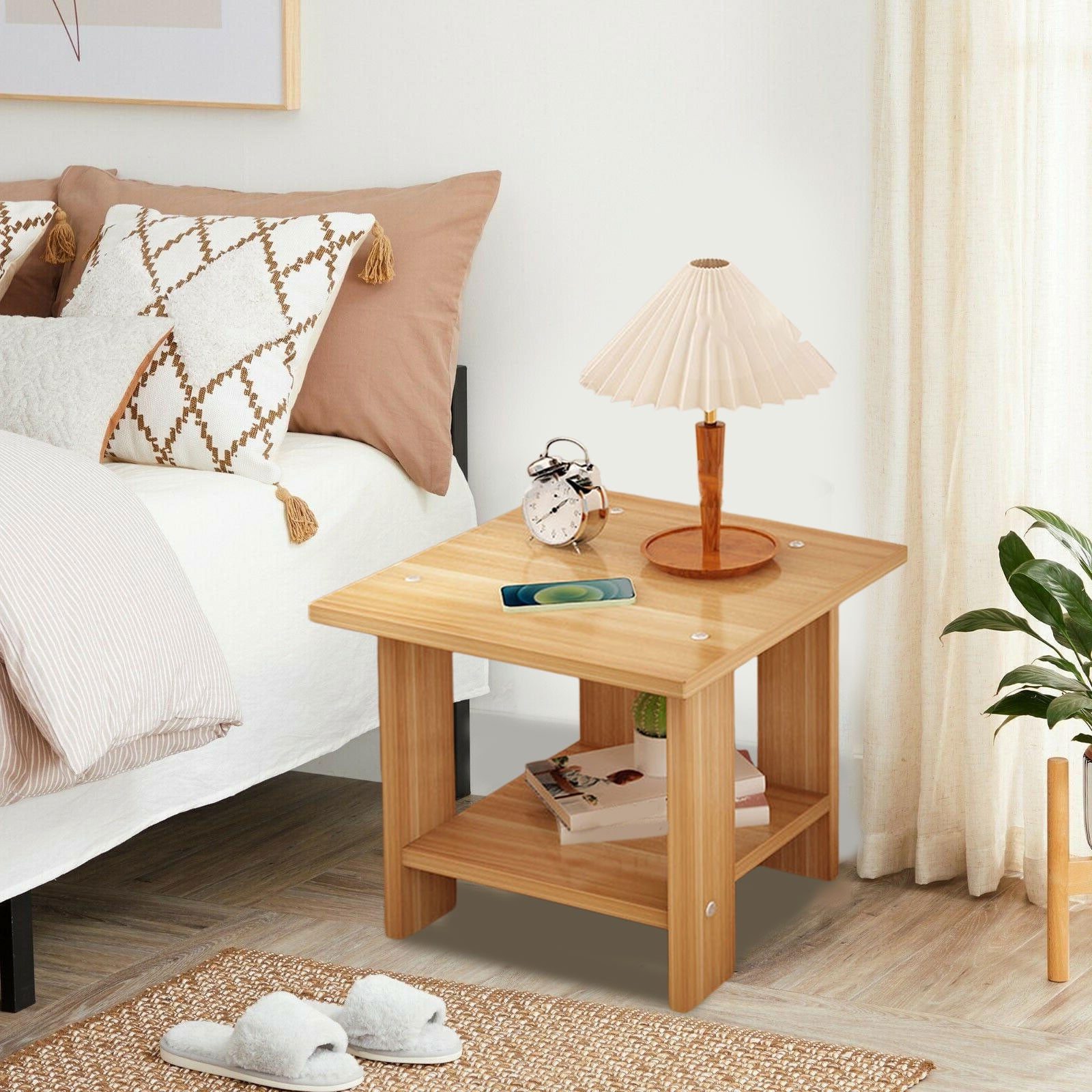 Kdkad Compact Multi-Functional Side Table