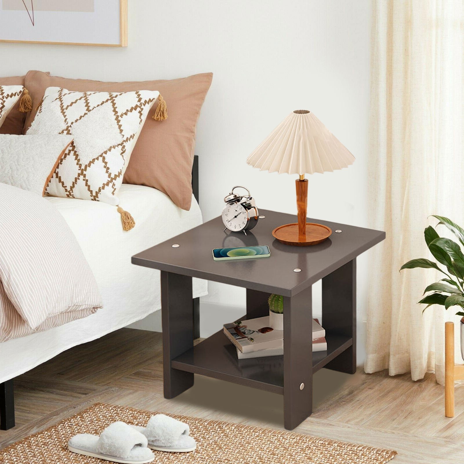 Kdkad Compact Multi-Functional Side Table