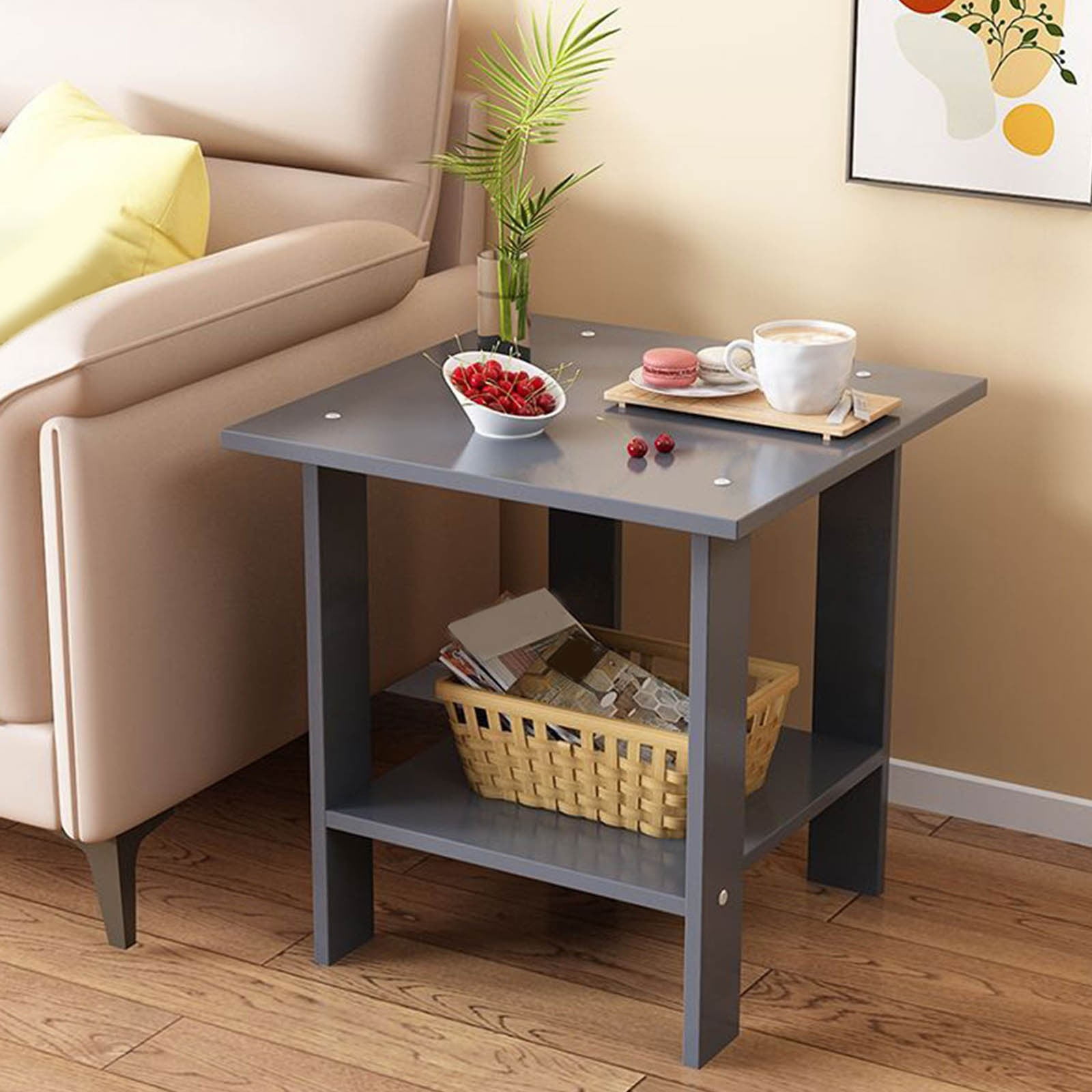 Kdkad Compact Multi-Functional Side Table