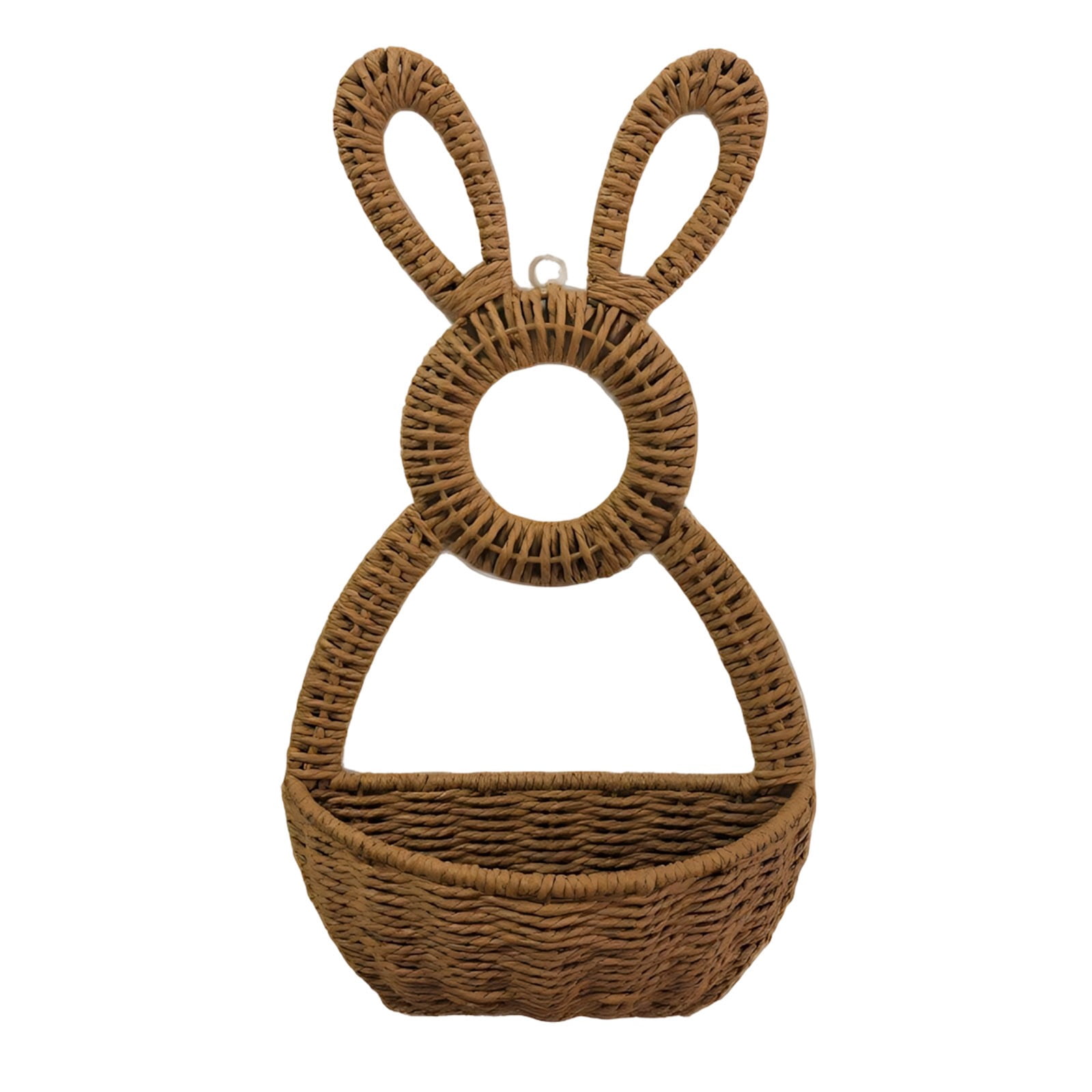 Darzheoy Bunny Basket Hanging Wall Pocket Spring Decor