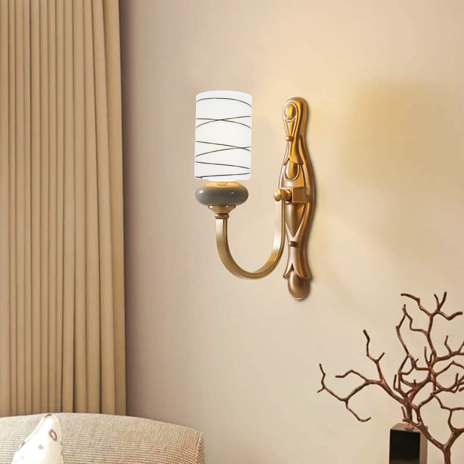 HOOWIFFY Industrial Glass Lamp Shade Matte Finish Assorted Colors for Home Lighting and Decor