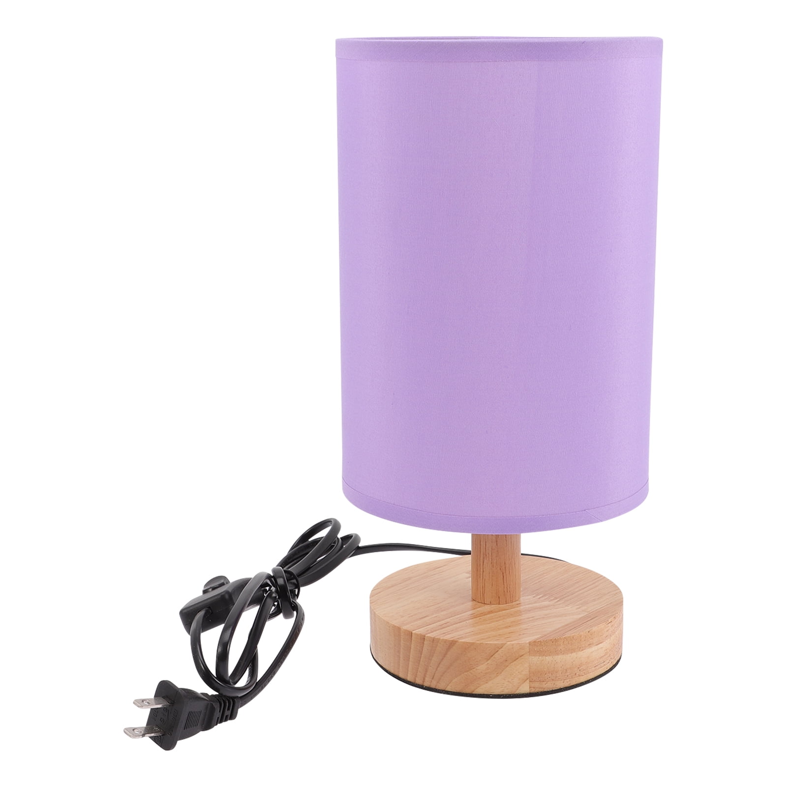 SKISUNO Violet Table Lamp for Bedroom with Cloth and Iron Material Modern Style Decorative Light 6.3 inches SKISUNO Violet Table Lamp for Bedroom with Cloth and Iron Material Modern Style Decorative Light 6.3 inches