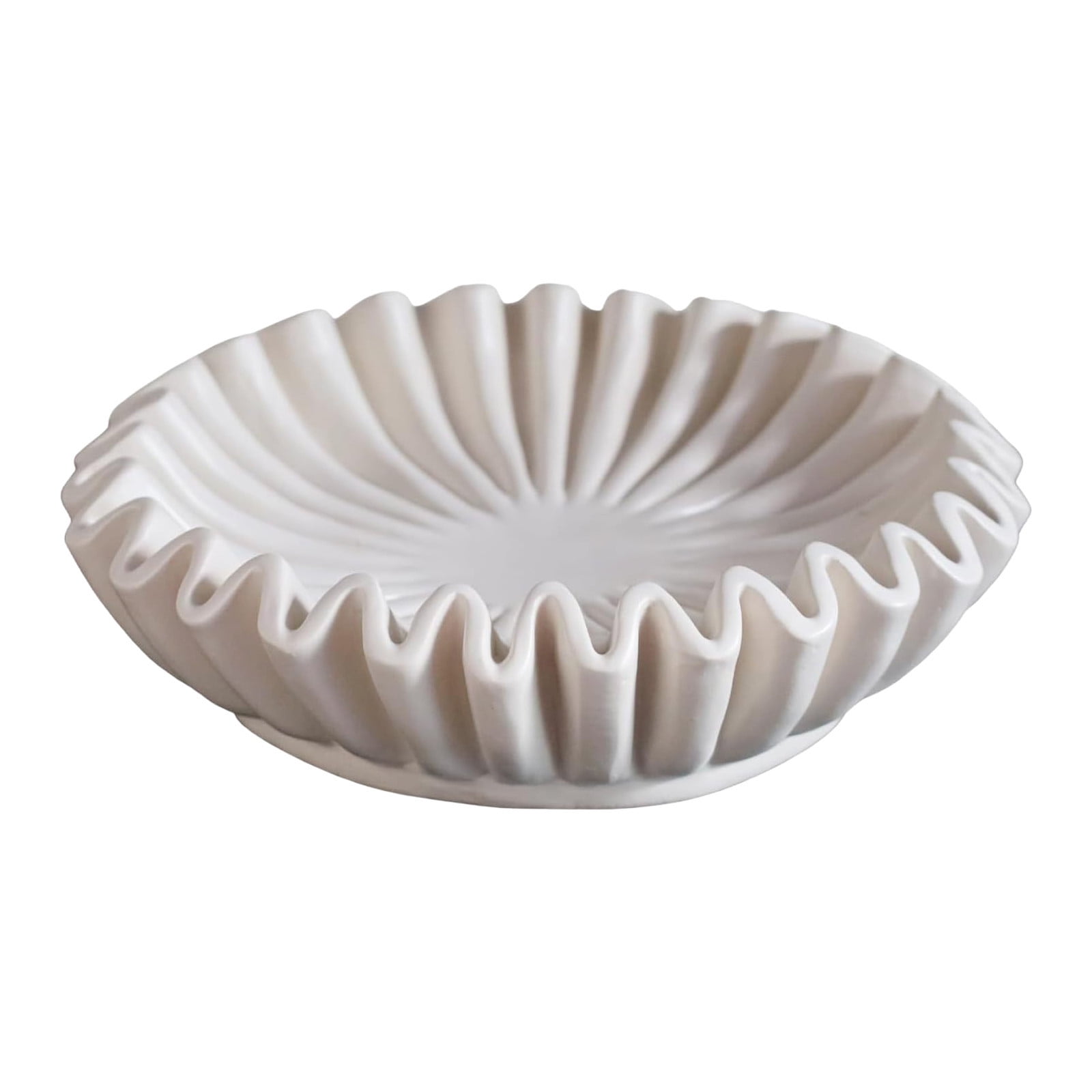 Darzheoy Ruffled Decorative Bowl Darzheoy Ruffled Decorative Bowl