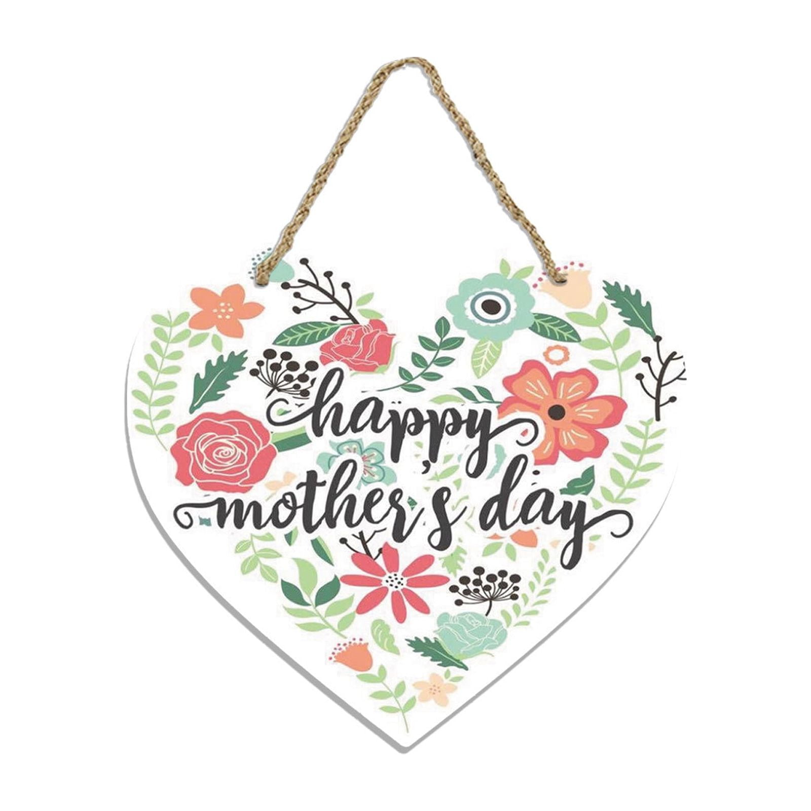Mothers Day Gifts Chmadoxn Mothers Day Gifts for Mom Front Door Welcome Sign - Heart-Shaped Happy Mother%27S Day Sign Mothers Day Decorations O Mothers Day Gifts Chmadoxn Mothers Day Gifts for Mom Front Door Welcome Sign - Heart-Shaped Happy Mother%27S Day Sign Mothers Day Decorations O
