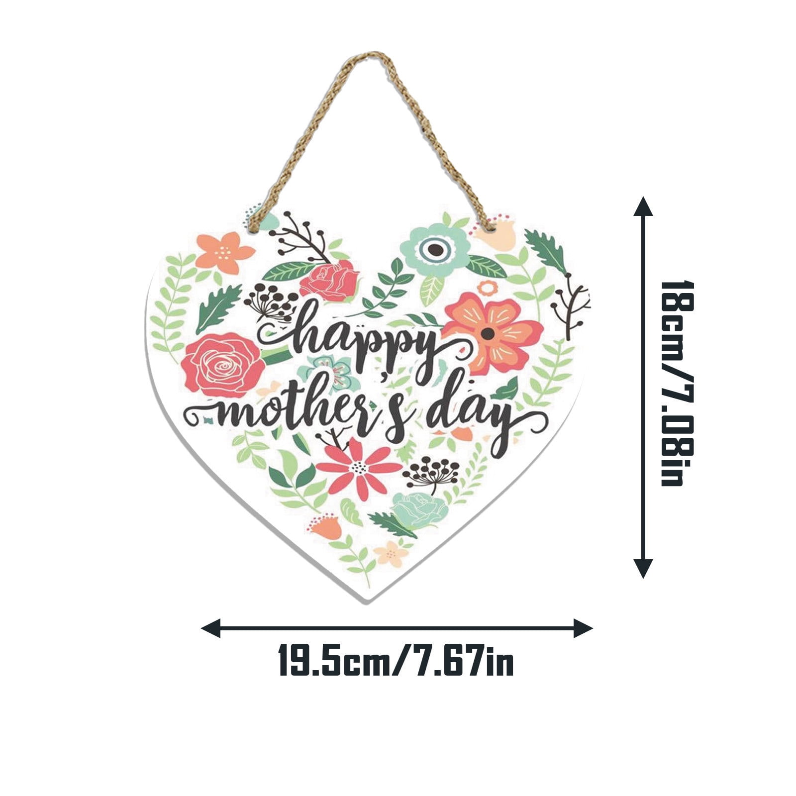 Mothers Day Gifts Chmadoxn Mothers Day Gifts for Mom Front Door Welcome Sign - Heart-Shaped Happy Mother%27S Day Sign Mothers Day Decorations O