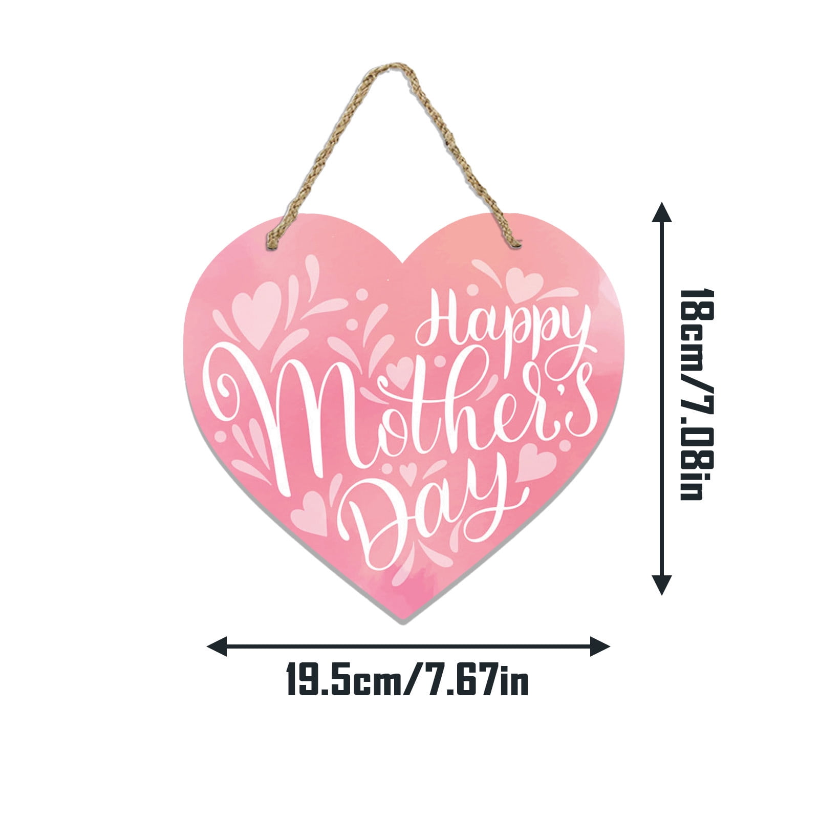 Mothers Day Gifts Chmadoxn Mothers Day Gifts for Mom Front Door Welcome Sign - Heart-Shaped Happy Mother%27S Day Sign Mothers Day Decorations P