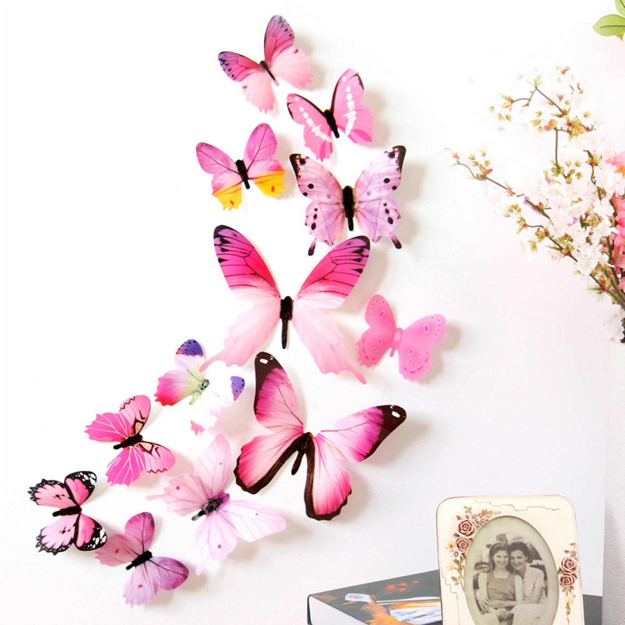Darzheoy 12Pcs Butterfly Wall Decals Darzheoy 12Pcs Butterfly Wall Decals