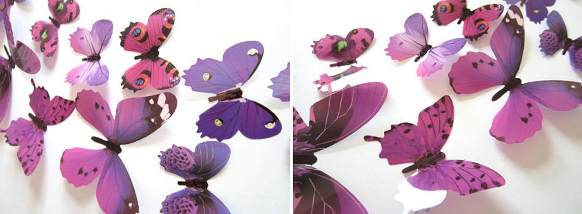 Darzheoy 12Pcs Butterfly Wall Decals