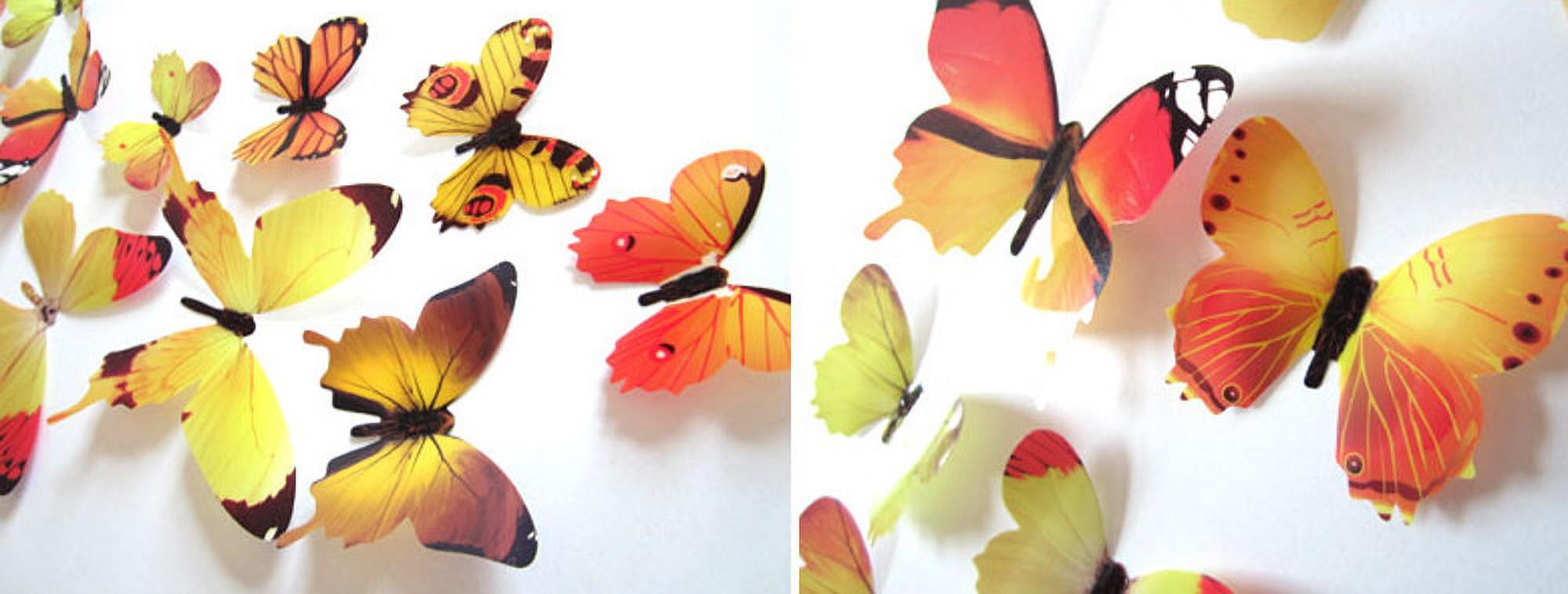Darzheoy 12Pcs Butterfly Wall Decals
